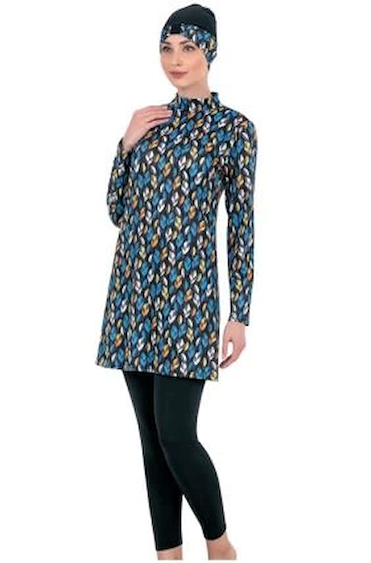 Fantasy 3316 Kadın Desenli Tesettür Mayo