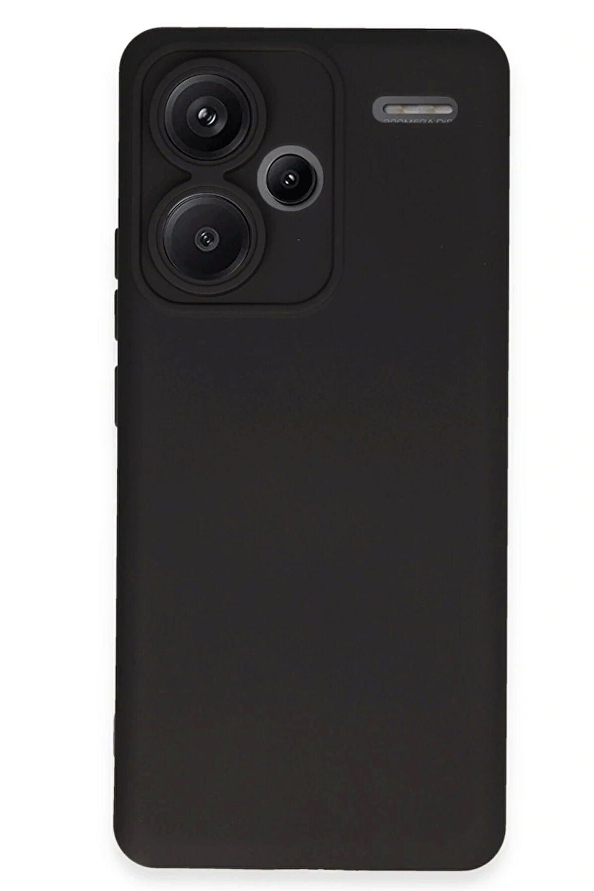 Xiaomi Uyumlu Redmi Note 13 Pro Plus Kılıf Nano içi Kadife Silikon - Siyah