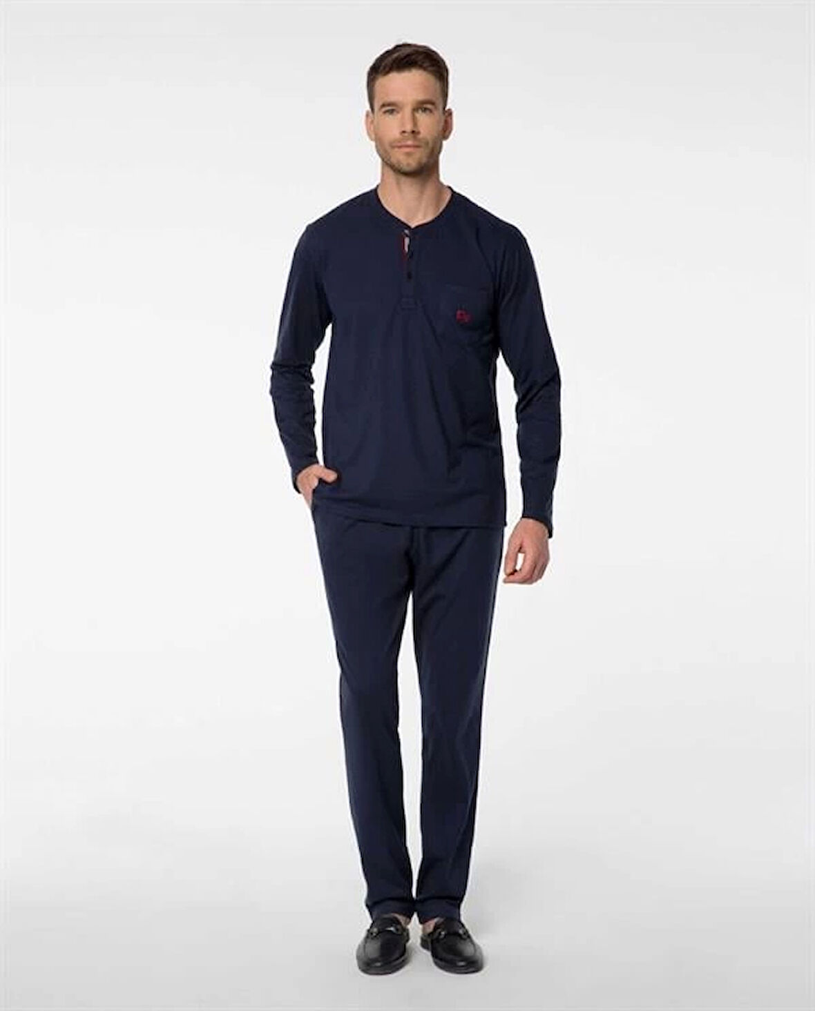 Pijalux Uzun Kollu  Erkek  Pijaması 2053