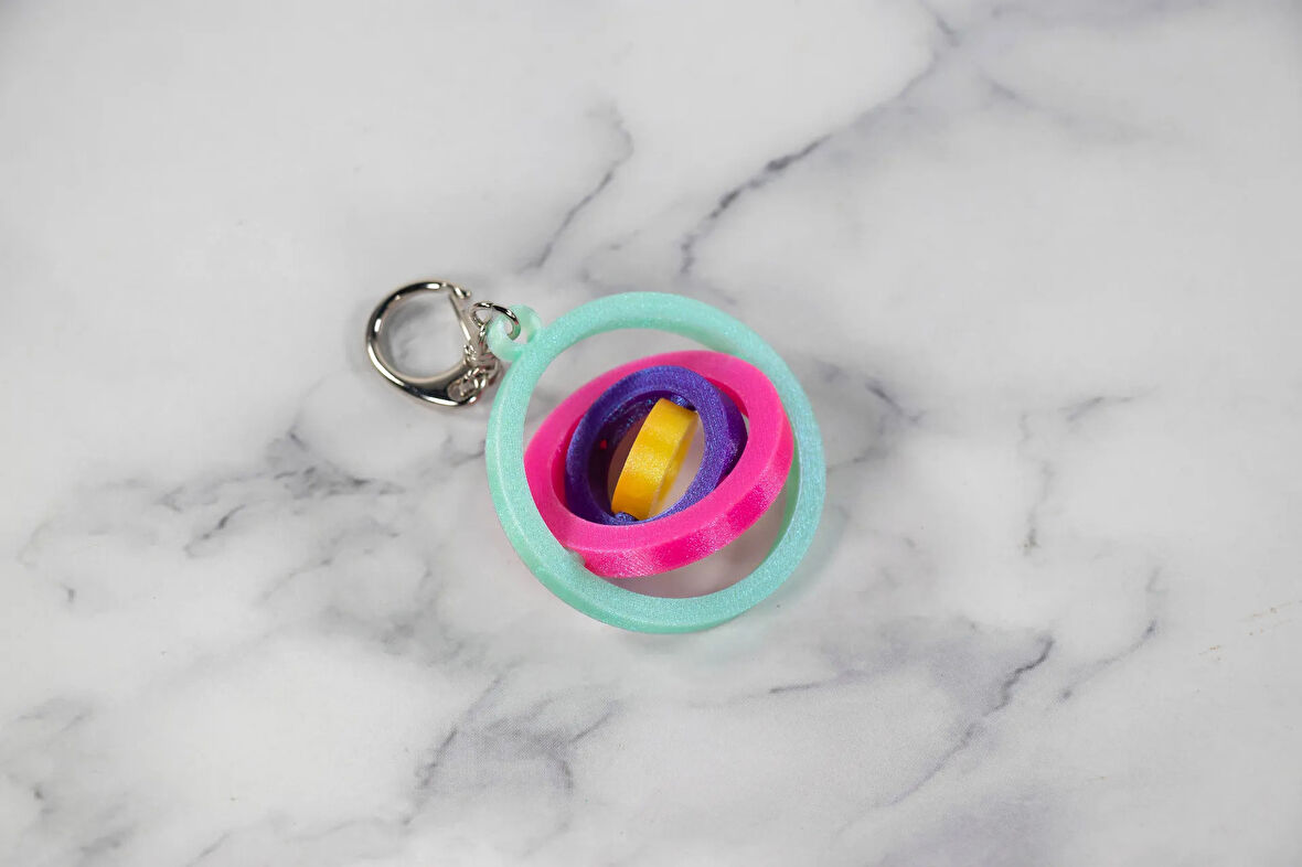 3D BASKI SPINNING ANAHTARLIK