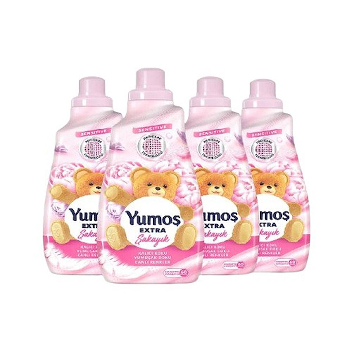 Yumoş Extra Konsantre Çamaşır Yumuşatıcısı Şakayık 4 x 1440 ml