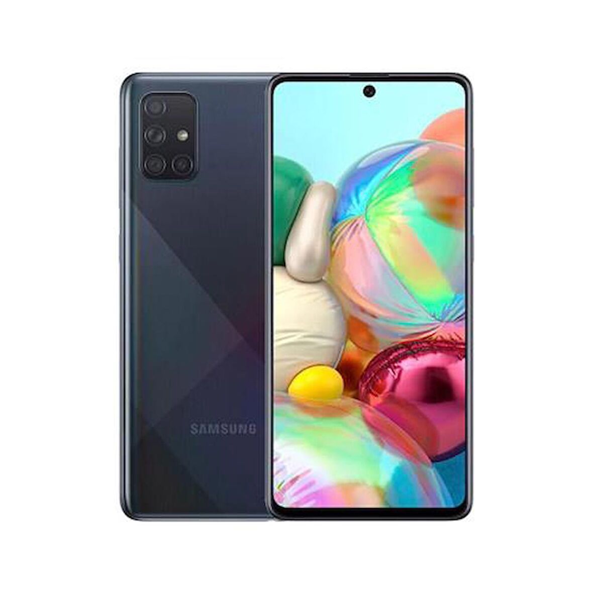 Yenilenmiş SAMSUNG GALAXY A71 128GB -A Kalite- Siyah