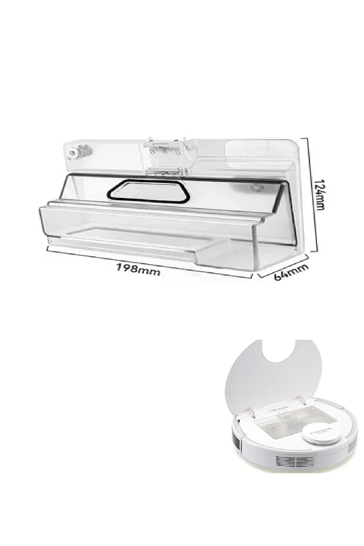 Trident Vacuum Cleaner 2si1 arada su ve toz haznesi