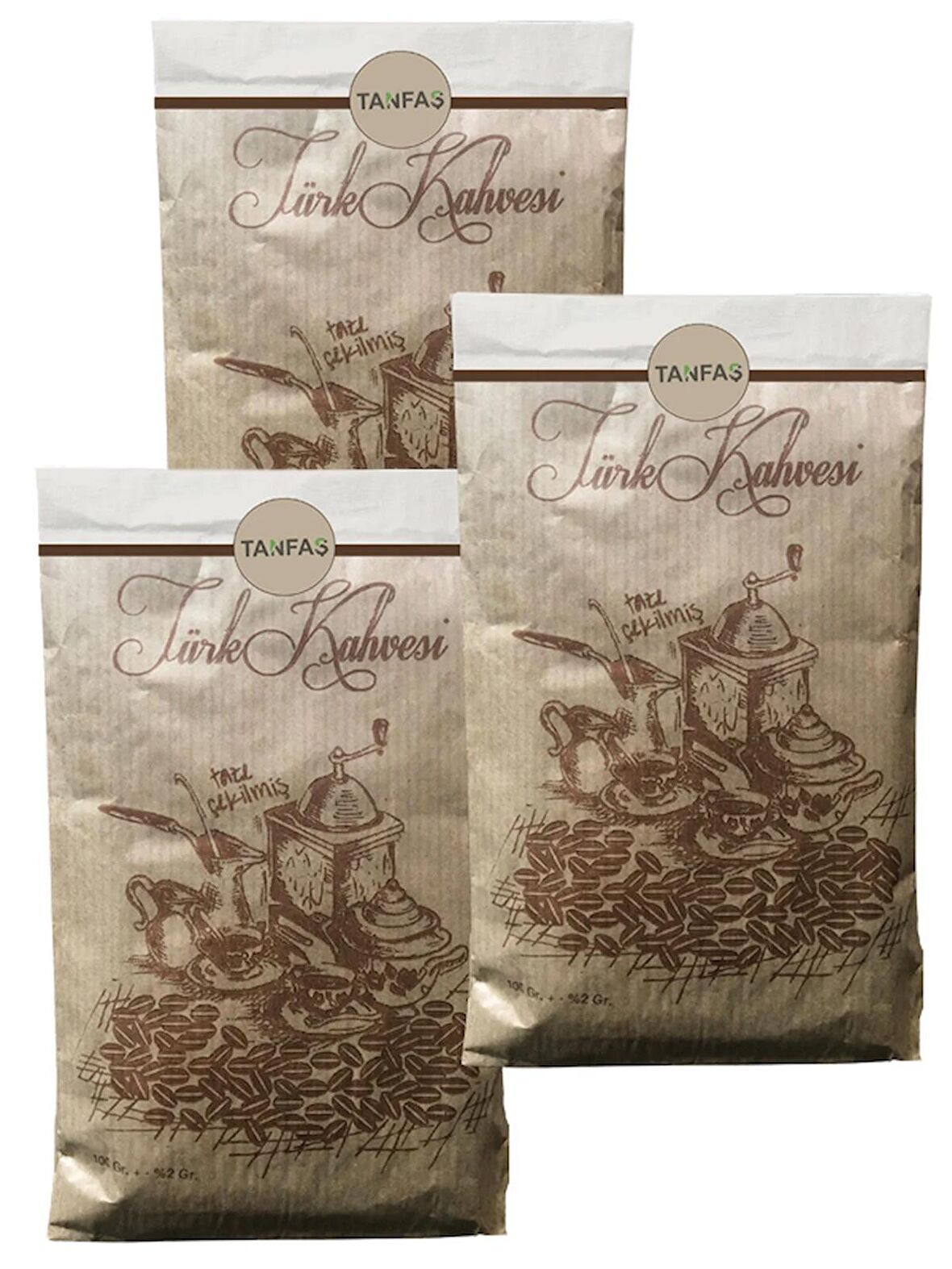 TAZE ÇEKİLMİŞ TÜRK KAHVESİ (100 GR)