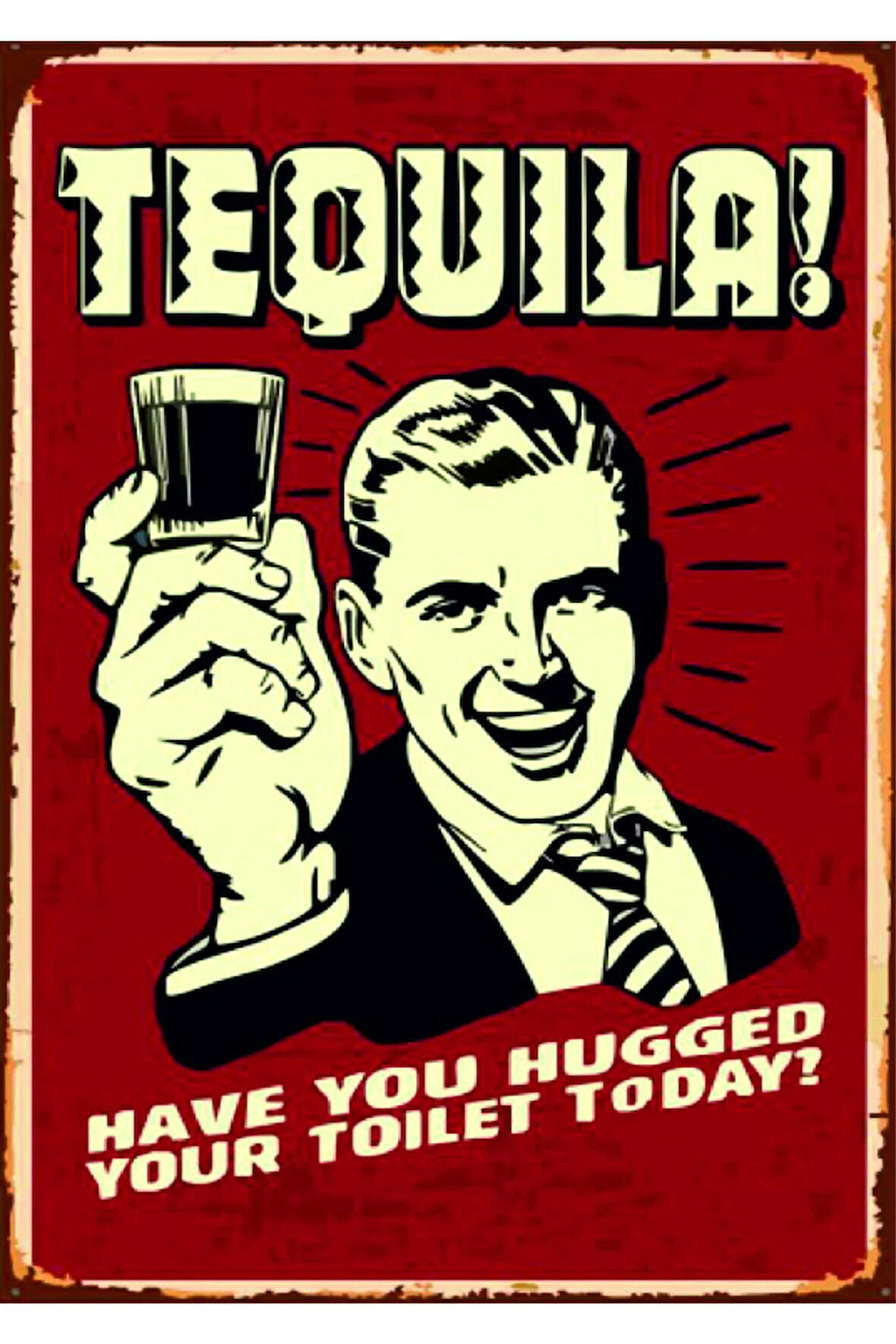 Vintage Tarz UV Baskılı MDF Dekor (20cm x 30cm)