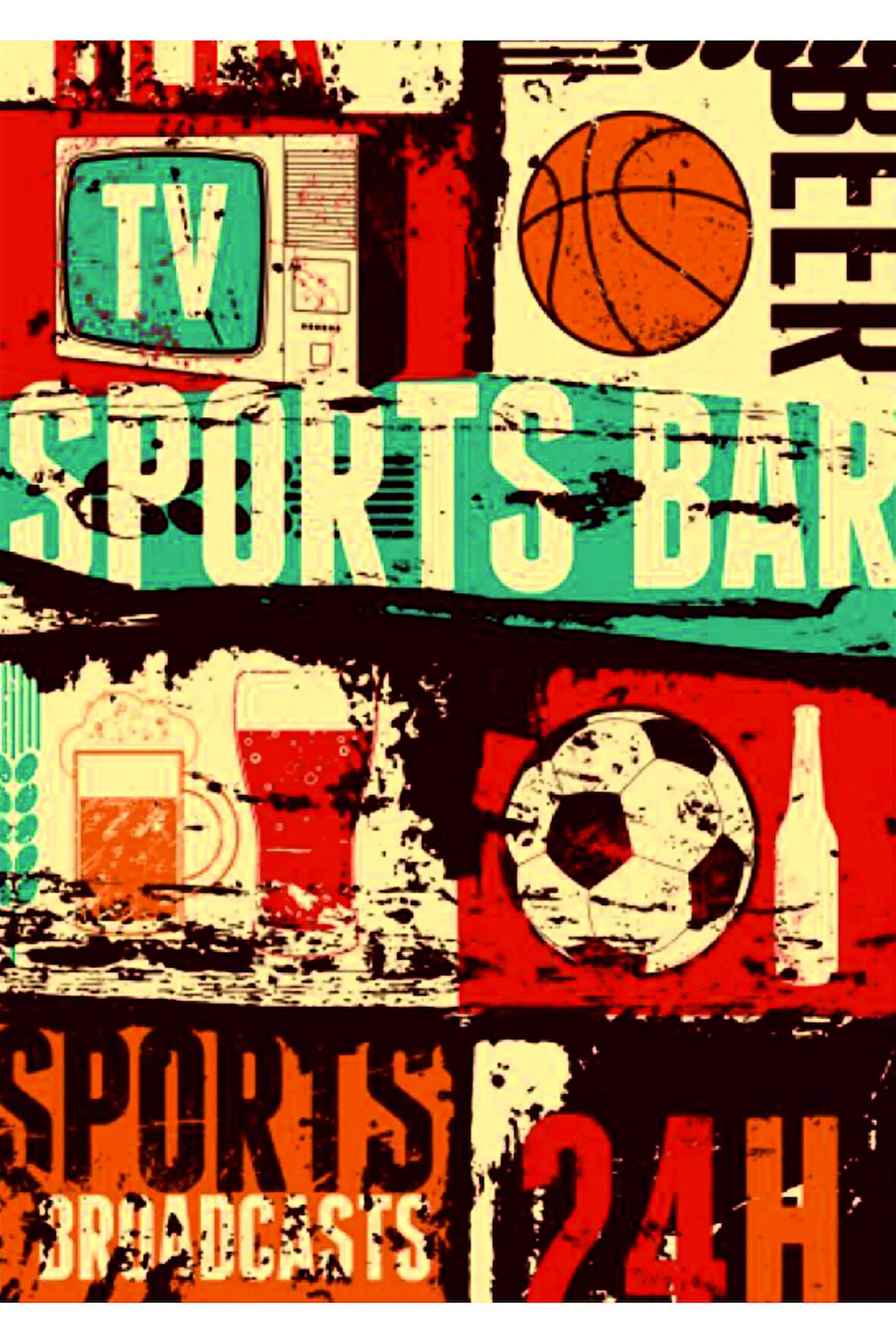 Vintage Tarz UV Baskılı MDF Dekor (20cm x 30cm)