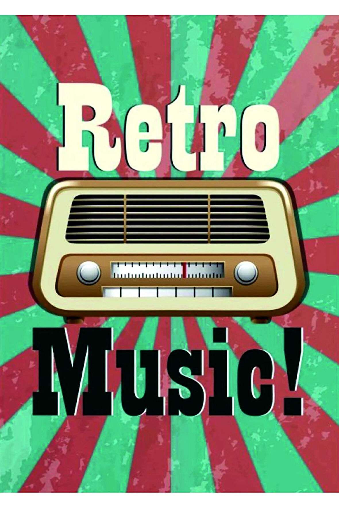 Vintage Tarz UV Baskılı MDF Dekor (20cm x 30cm)