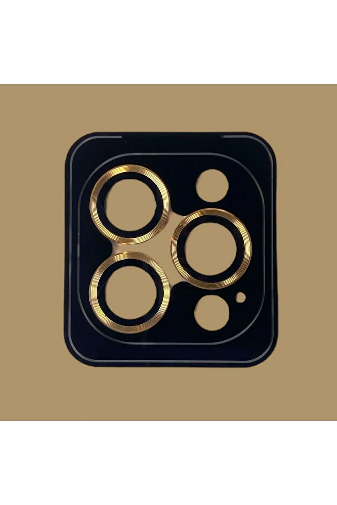 İphone 13 Pro/13 Pro Max Uyumlu Kamera Koruyucu Lens Mercek Çerçeveli 3'lü Set