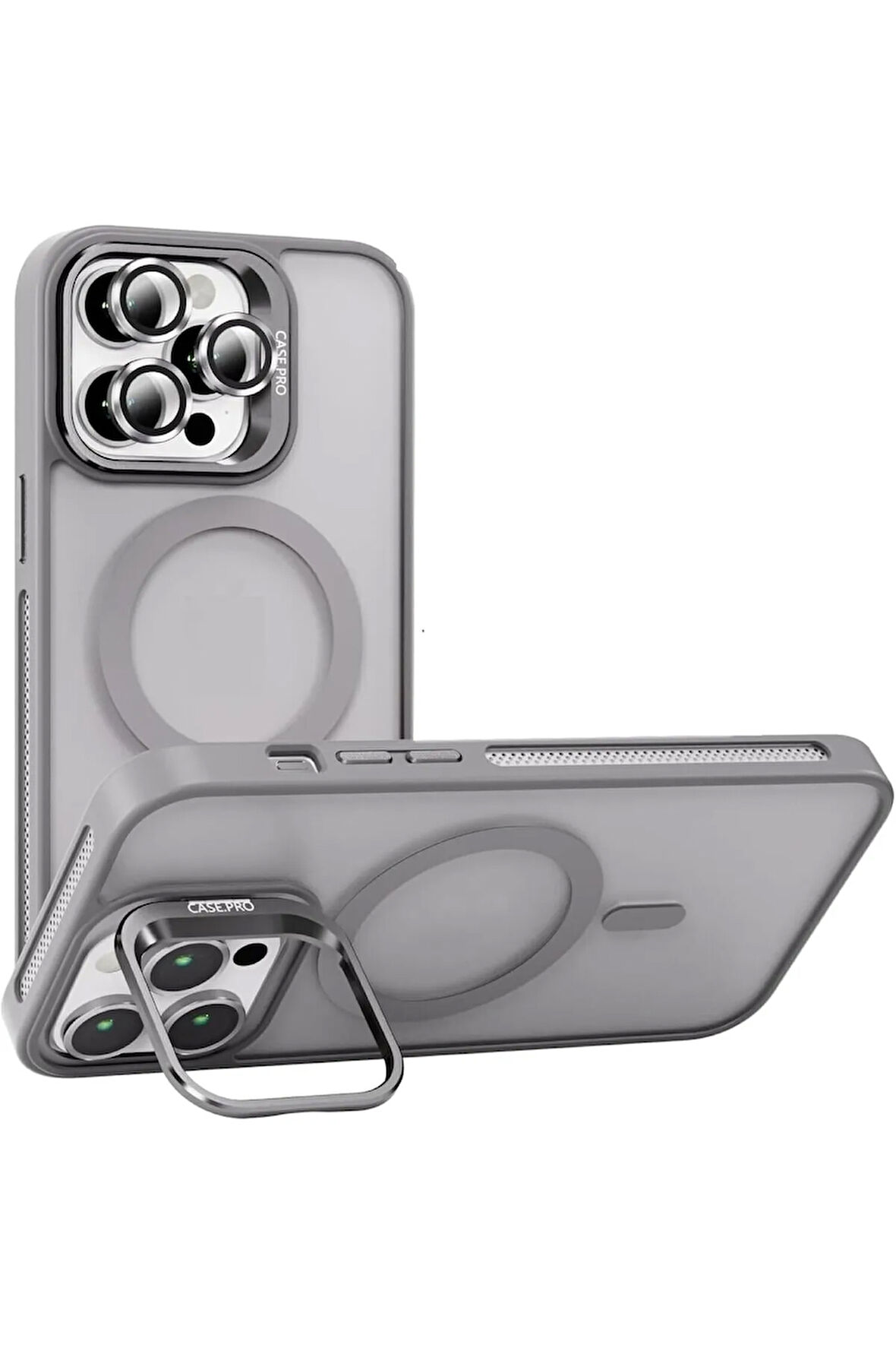 Iphone 16 Pro Max Magsafe Destekli Sert Silikon Kılıf