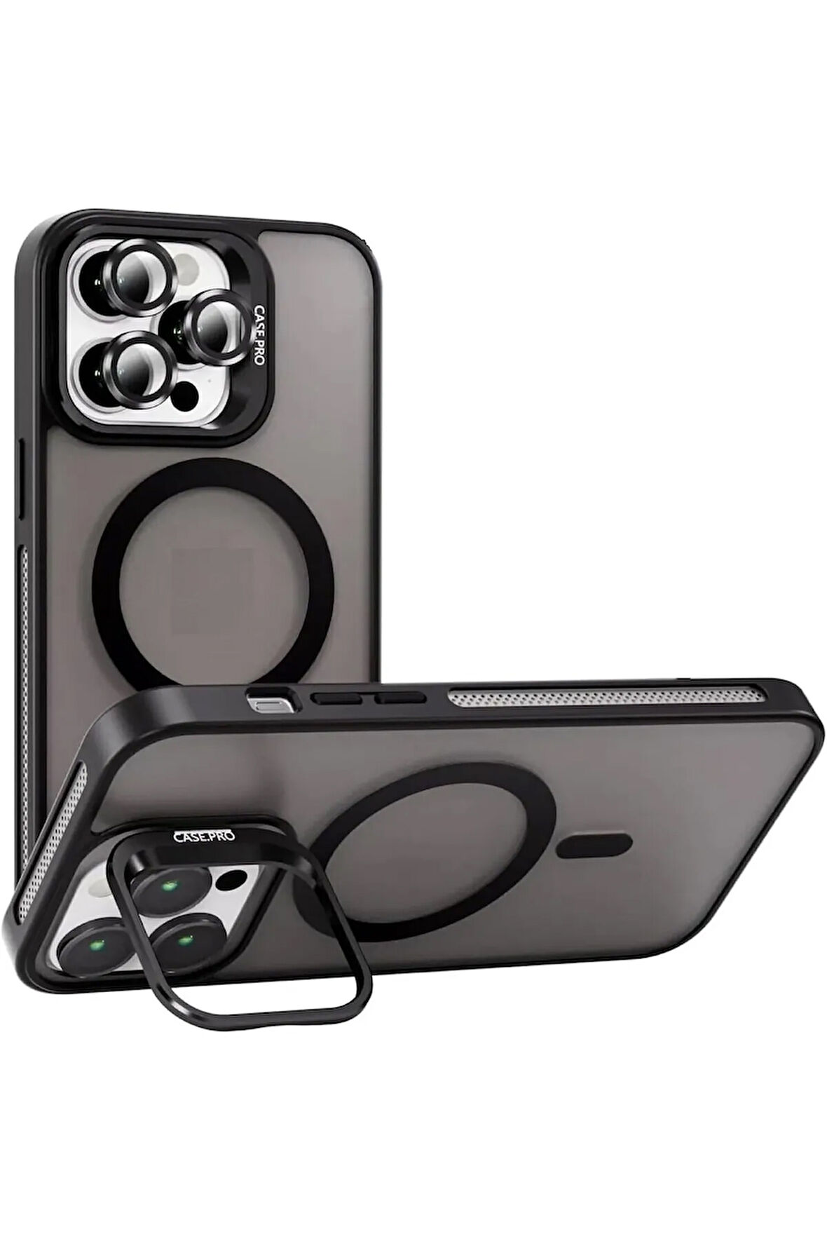 Iphone 16 Pro Max Magsafe Destekli Sert Silikon Kılıf