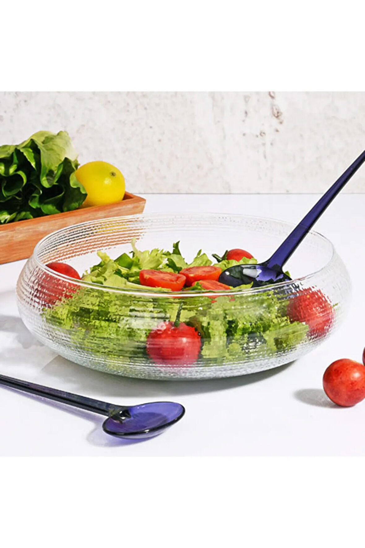 California Salad Box-salata Kasesi Kaşıklı 30 Cm