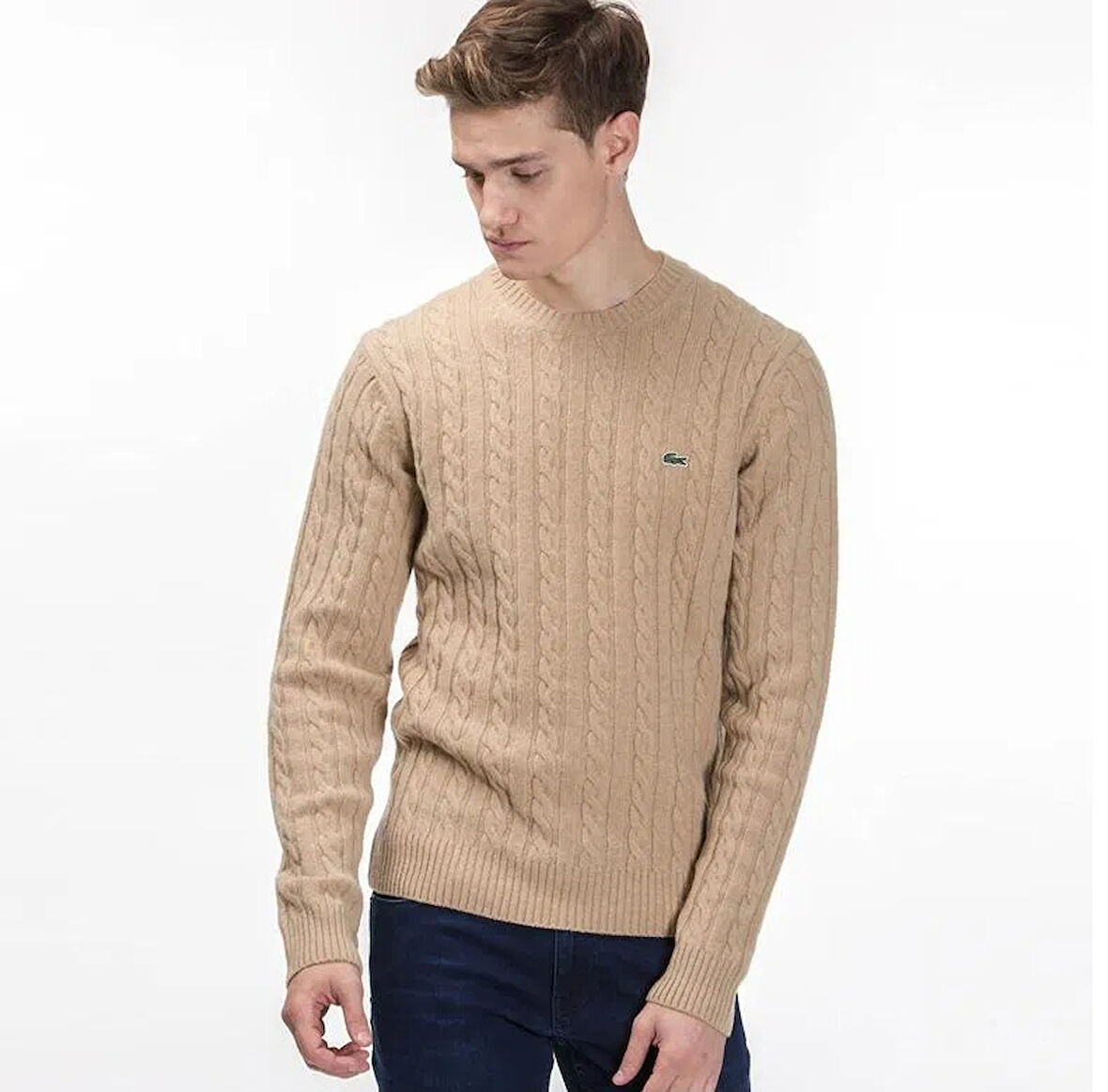 Lacoste Bisiklet Yaka Regular Fit Örme Triko