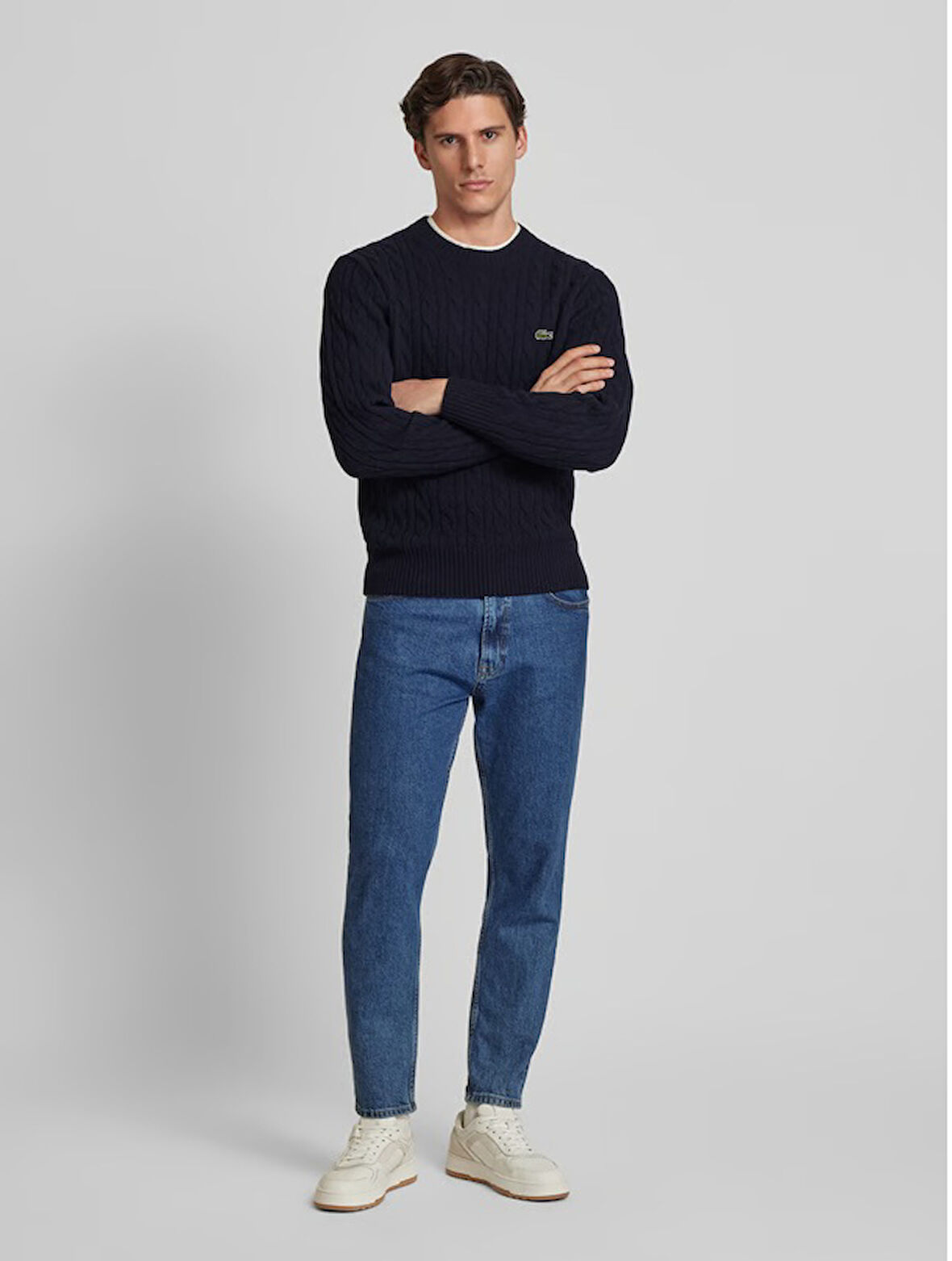 Lacoste Bisiklet Yaka Regular Fit Örme Triko