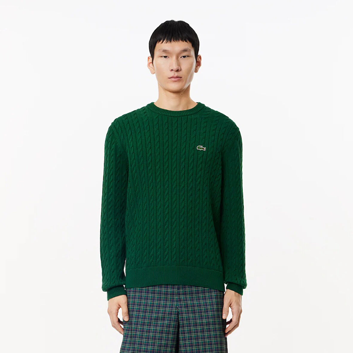 Lacoste Bisiklet Yaka Regular Fit Örme Triko