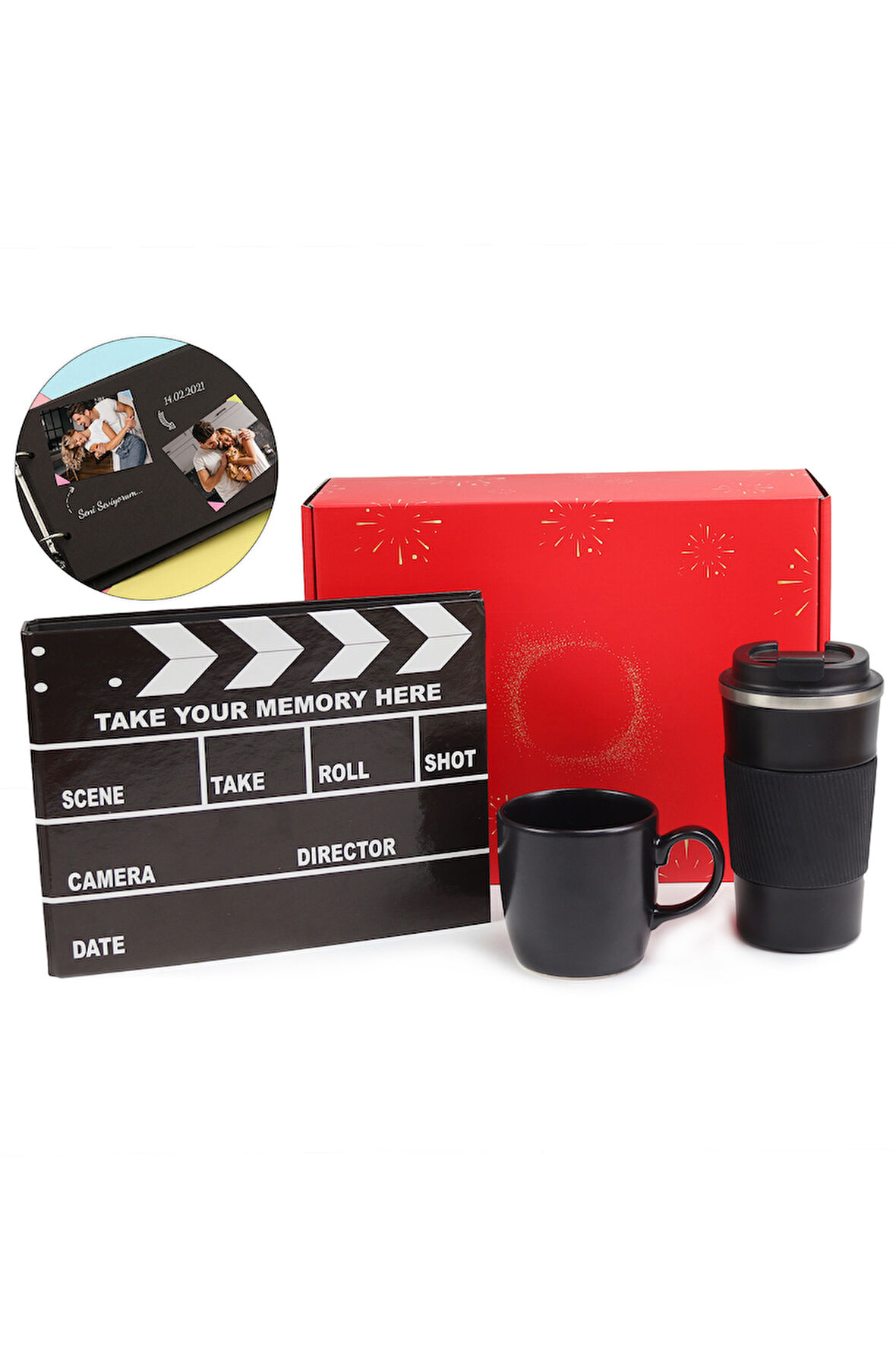 Klaket Albüm & Termos & Kupa Hediye Kutusu