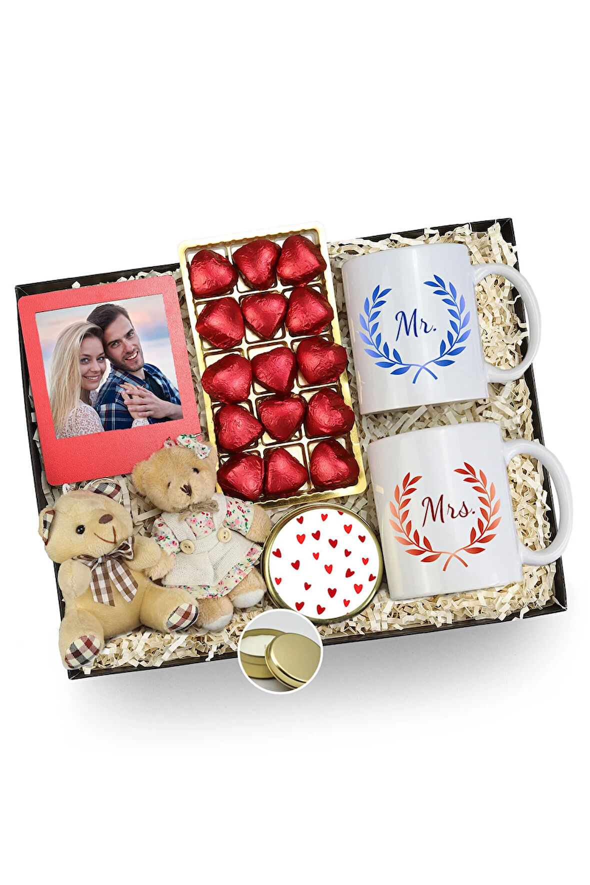 Sevgililere Özel Çift Hediye Kutusu