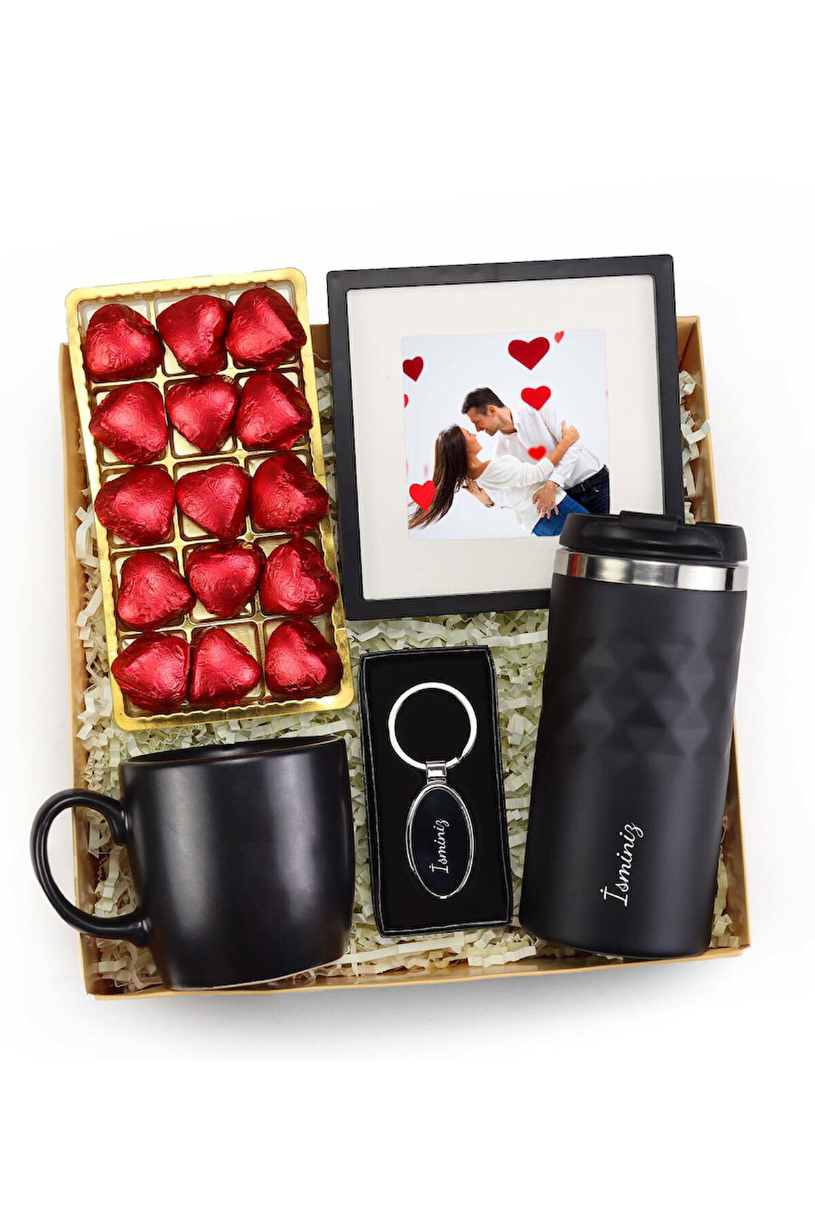 Termos & Kupa & Çerçeve & Anahtarlık & Çikolata Hediye Kutusu