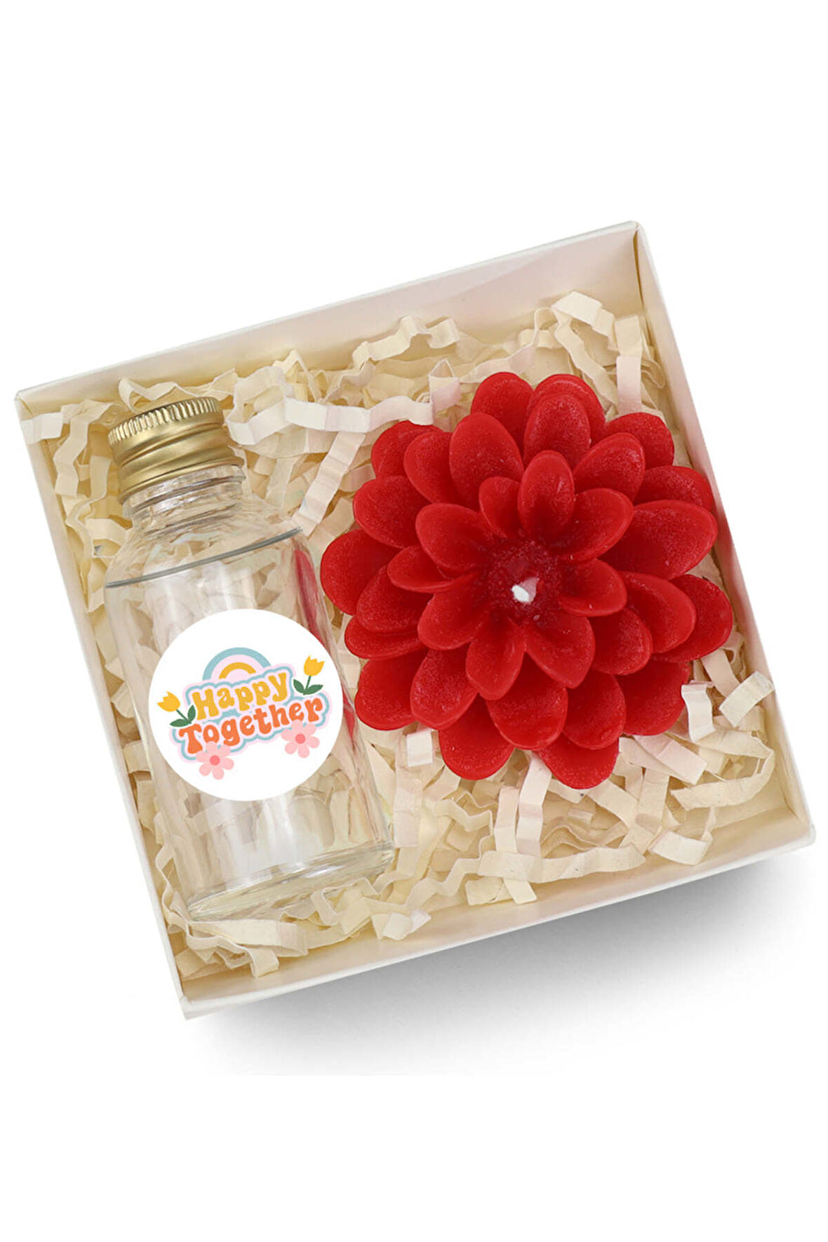 Mini Kolonya & Lotus Mum Hediye Seti