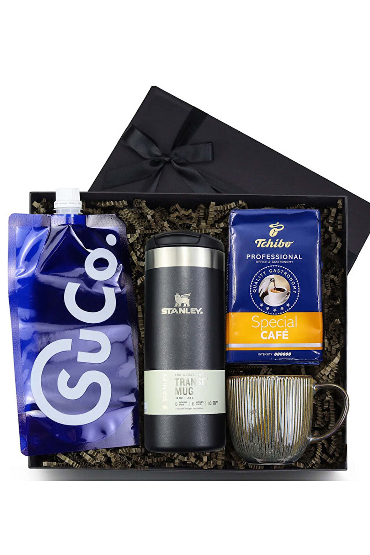 Termos & Filtre Kahve & Kupa & SuCo Matara Hediye Seti