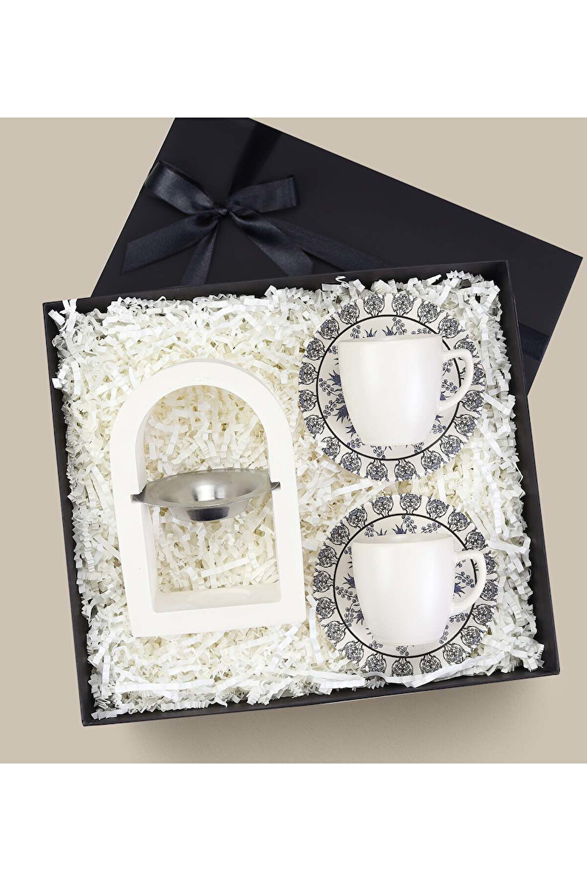 2 li Fincan & Buhurdanlık Hediye Seti