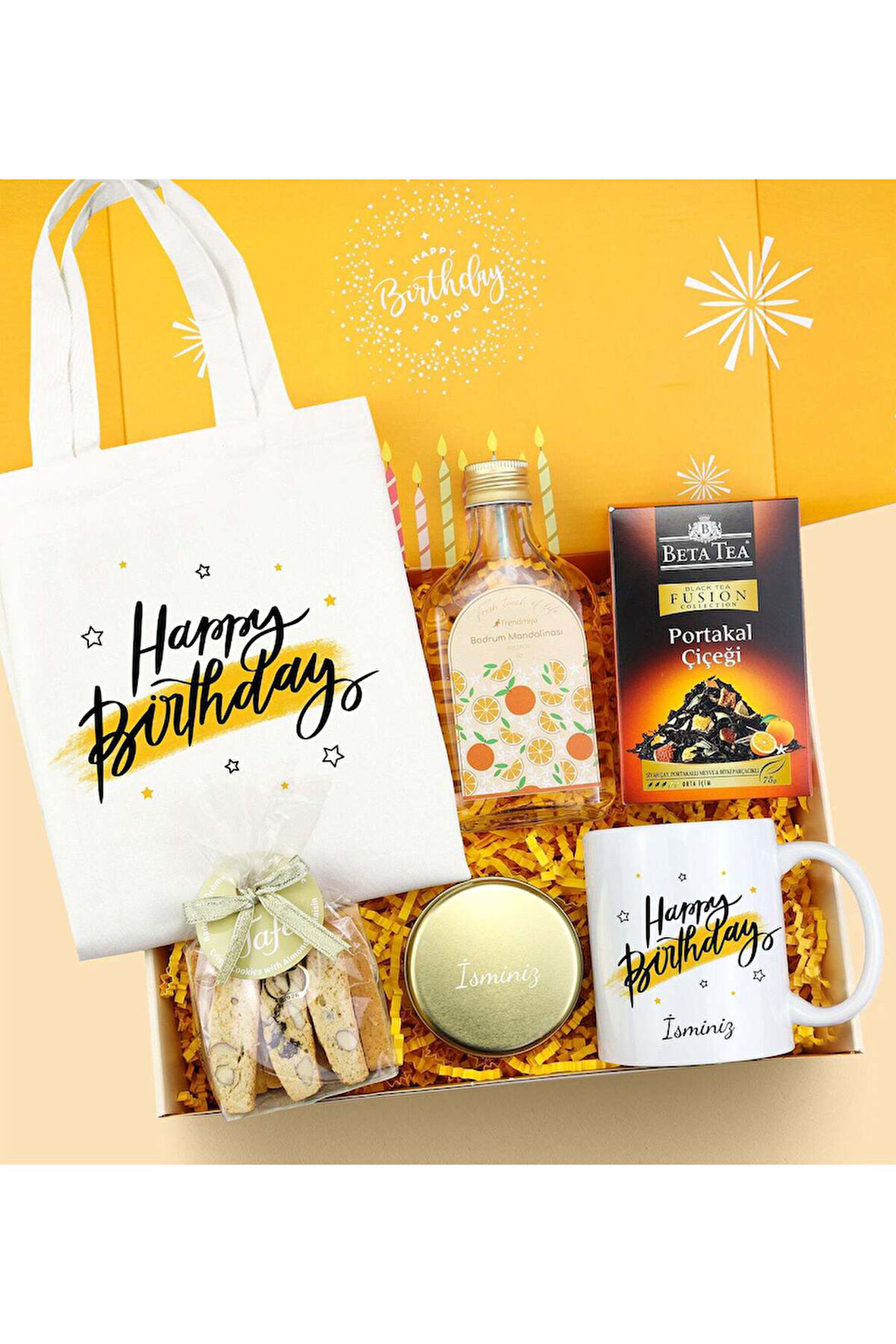 Kişiye Özel Doğum Günü Hediye Seti