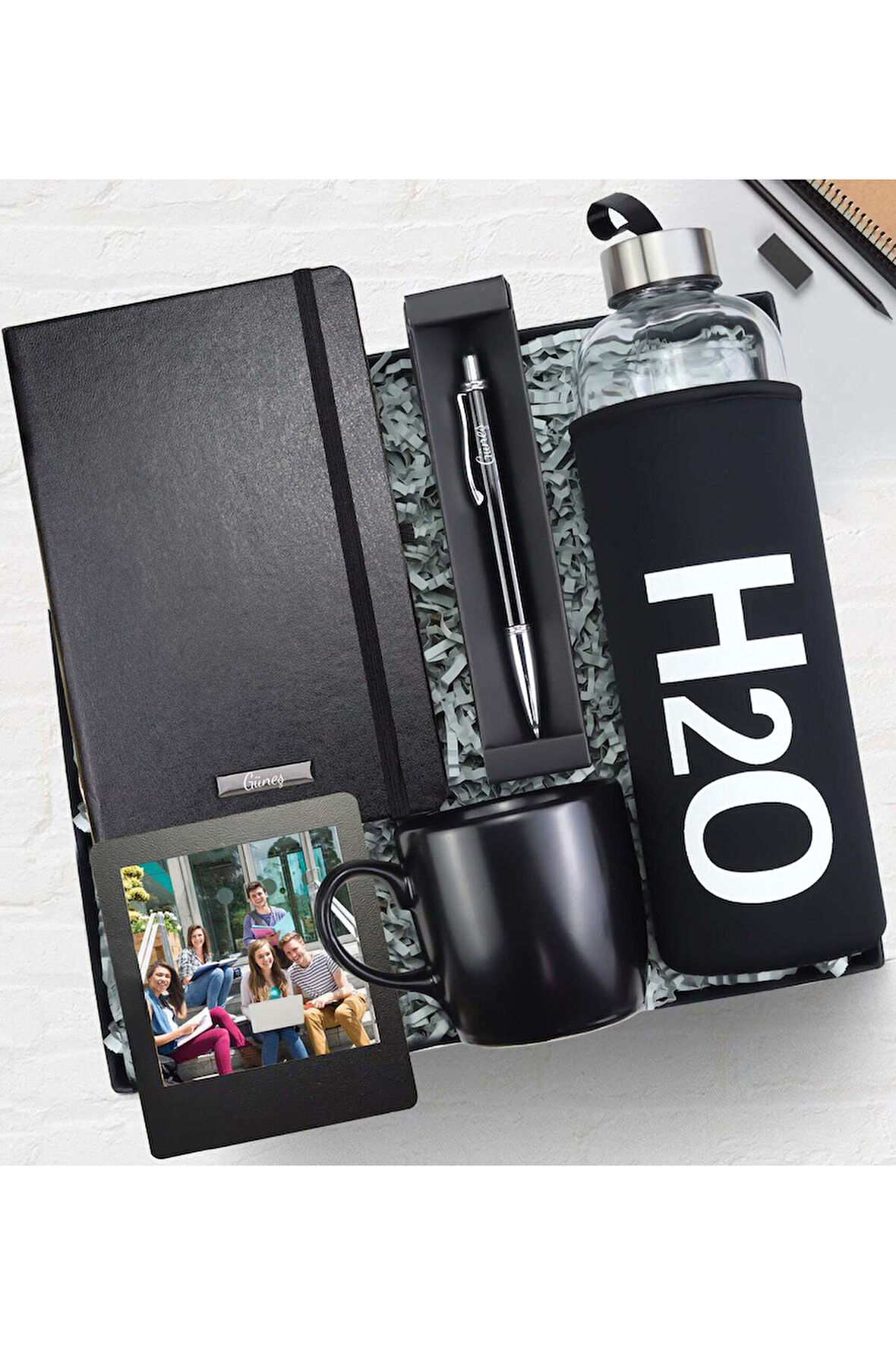 Matara & Defter & Kalem & Çerçeve & Kupa Hediye Seti