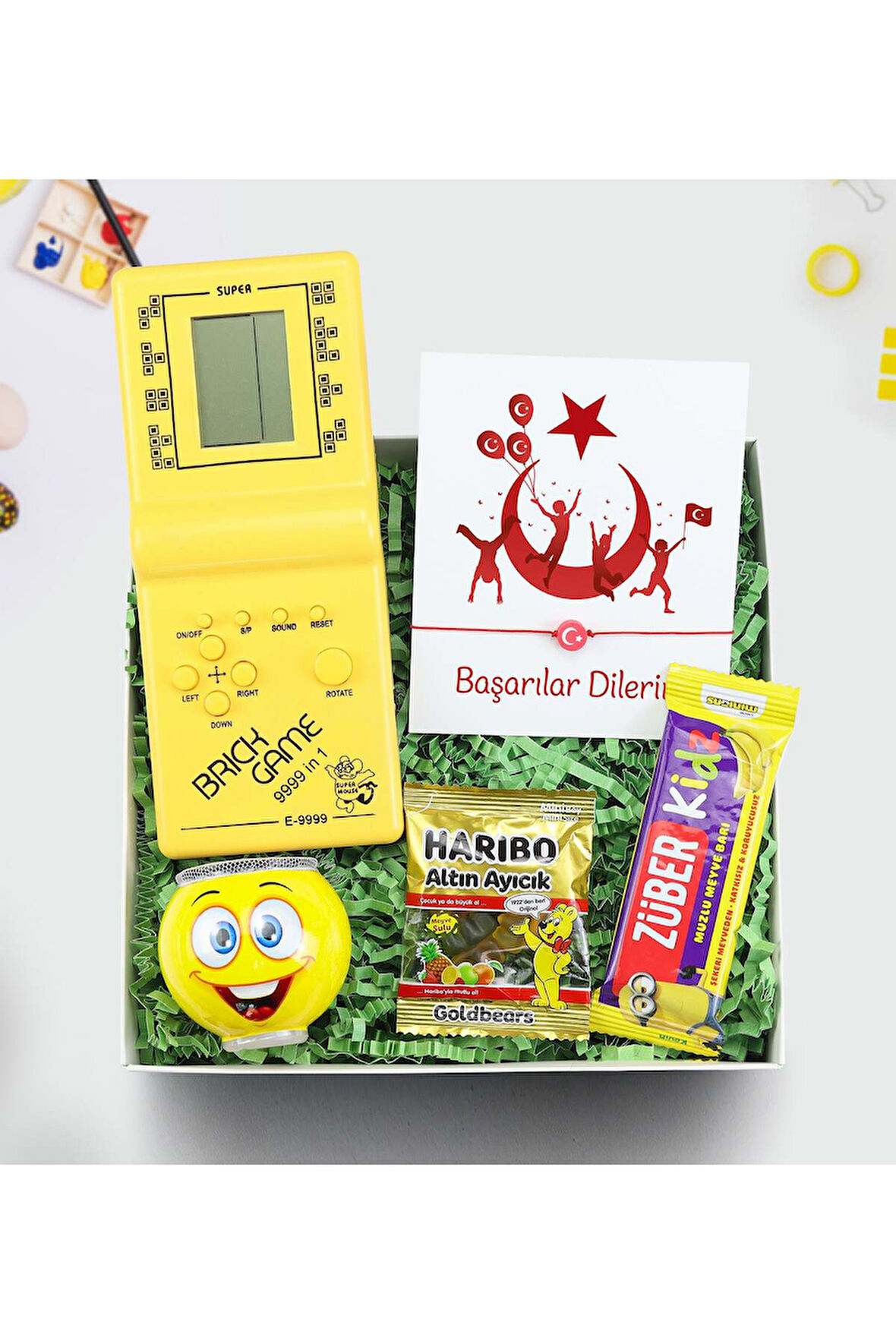 El Atarisi & Çim Adam & Züber Kidz & Haribo & Türk Bayrağı Bileklik Hediye Seti