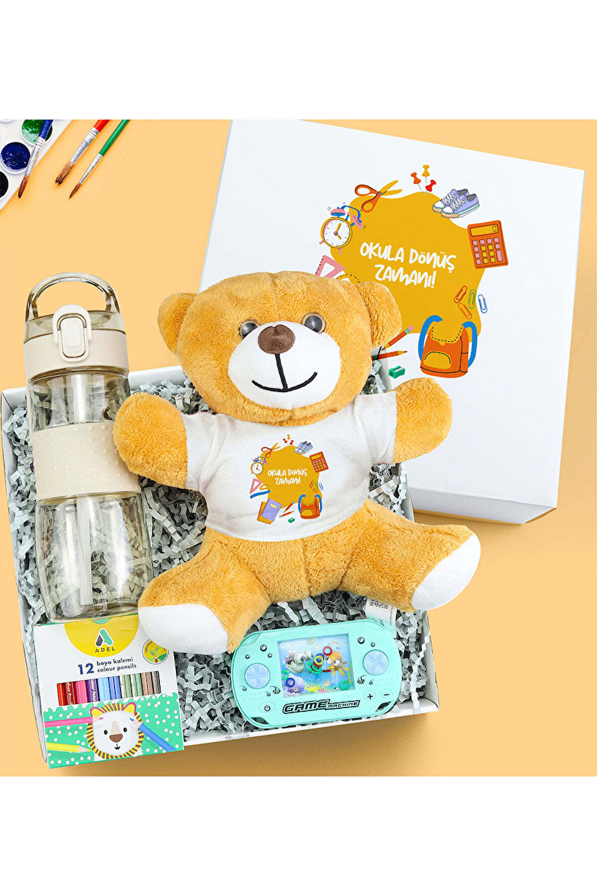 Matara & Ayıcık & Kuru Boya & Suda Halka Geçirme Oyunu Hediye Seti