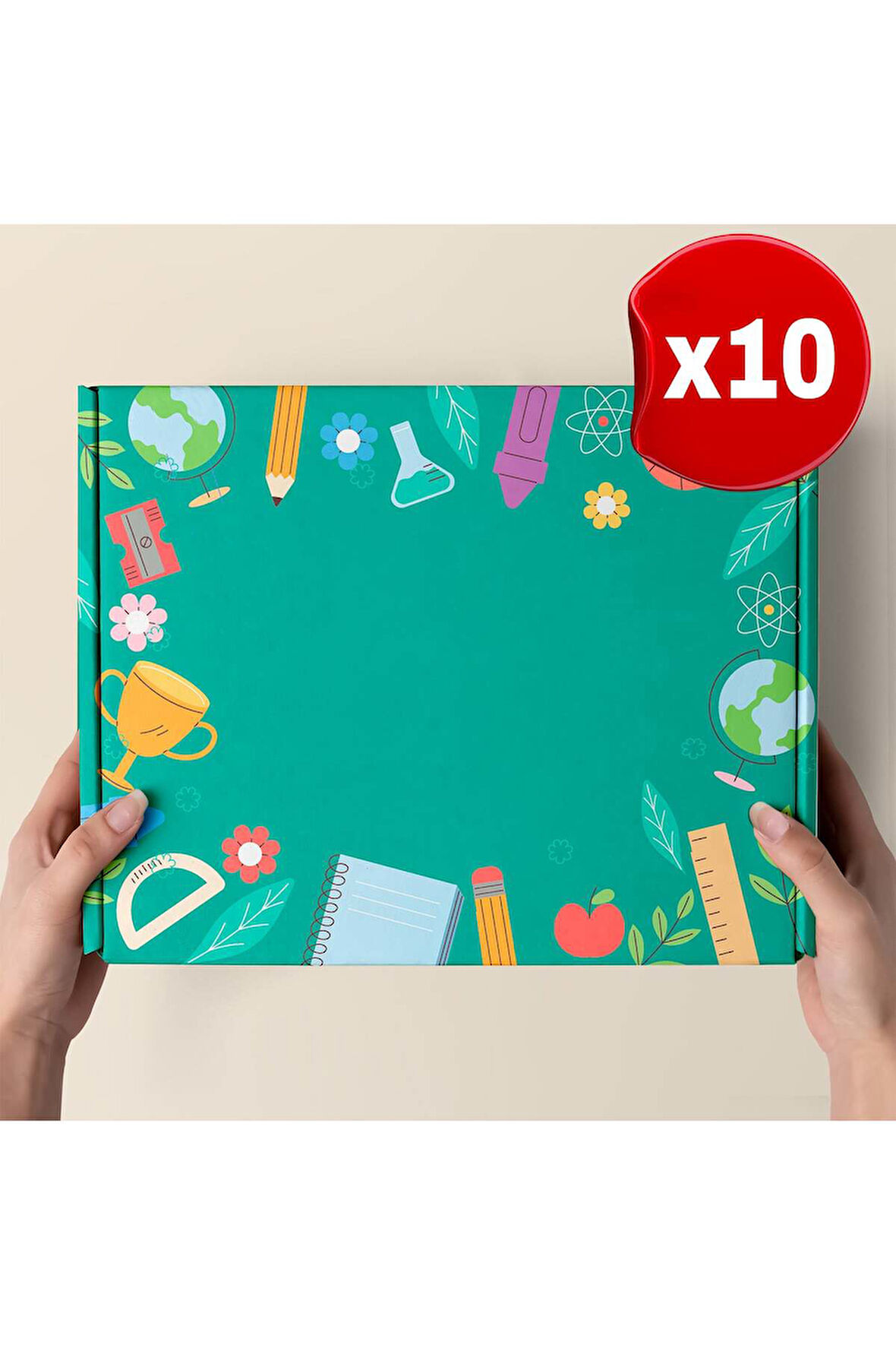 Yeşil Öğretmen Kutusu (10 Adet)