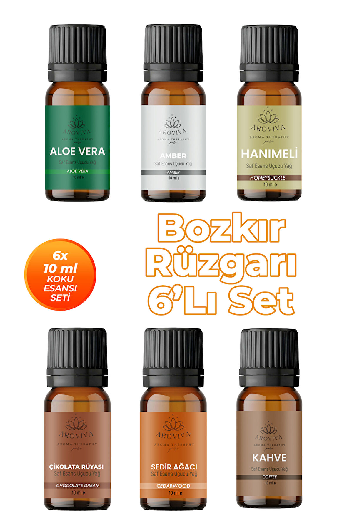 Bozkır Rüzgarı Oda Kokusu 6'Lı Set - Doğal Esansiyel Uçucu Yağ, Difüzör Esansı, Buhurdanlık Yağı Bozkır Rüzgarı Oda Kokusu 6'Lı Set - Doğal Esansiyel Uçucu Yağ, Difüzör Esansı, Buhurdanlık Yağı