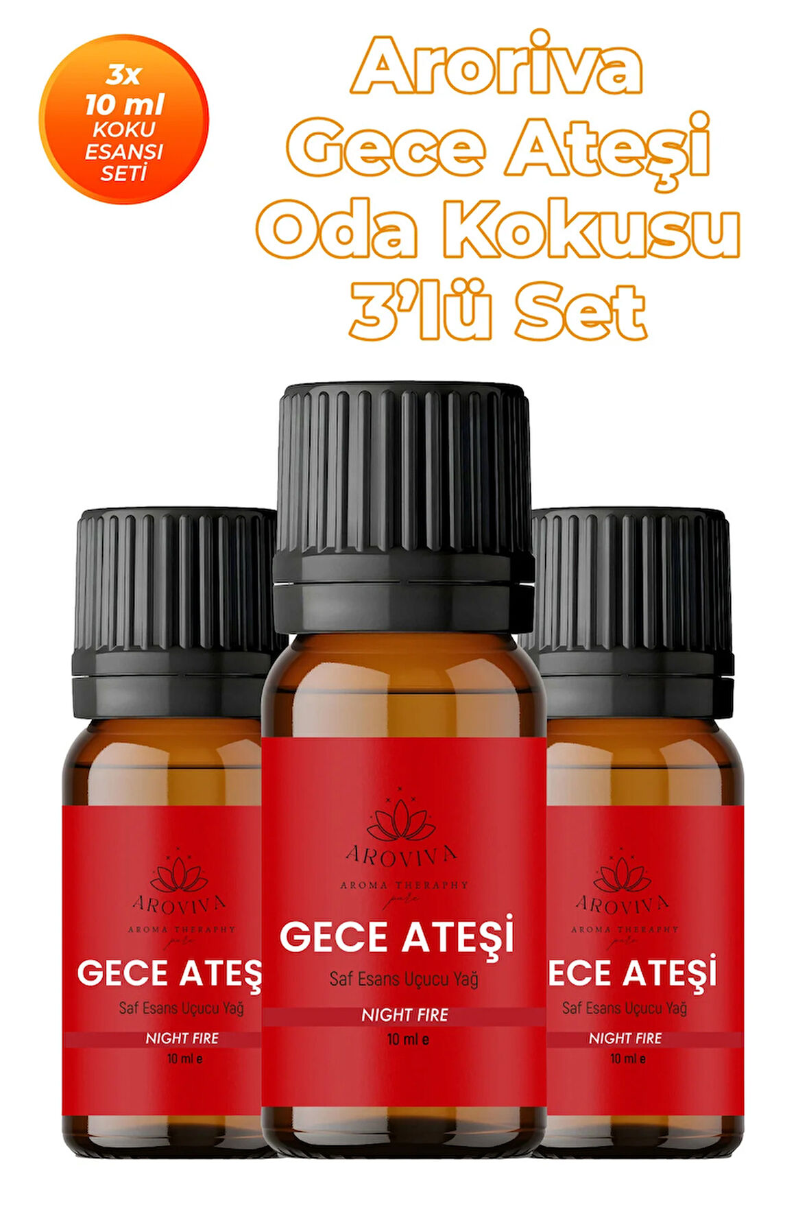 Gece Ateşi Oda Kokusu 3'Lü Set – Doğal Esansiyel Uçucu Yağ, Difüzör Esansı, Buhurdanlık Yağı Gece Ateşi Oda Kokusu 3'Lü Set – Doğal Esansiyel Uçucu Yağ, Difüzör Esansı, Buhurdanlık Yağı