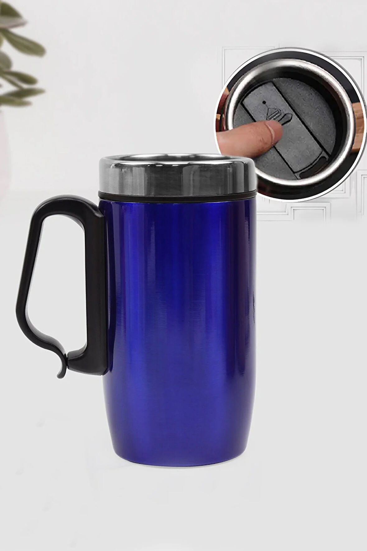 280 ML Kulplu Çelik Bardak Termos