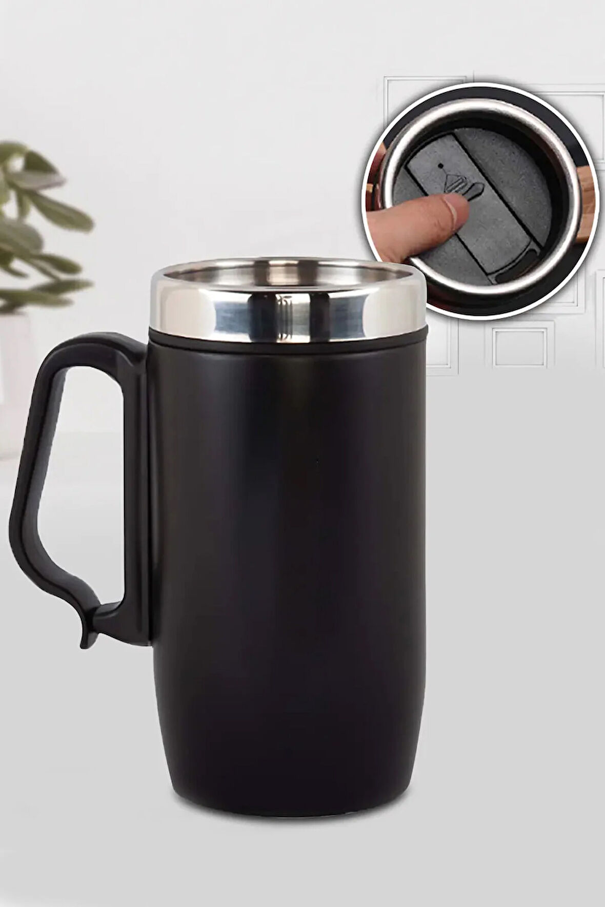 280 ML Kulplu Çelik Bardak Termos