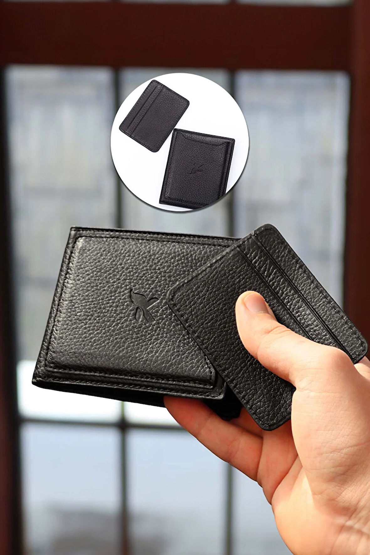 Ekstra Kartlıklı Hakiki Deri Erkek Cüzdan