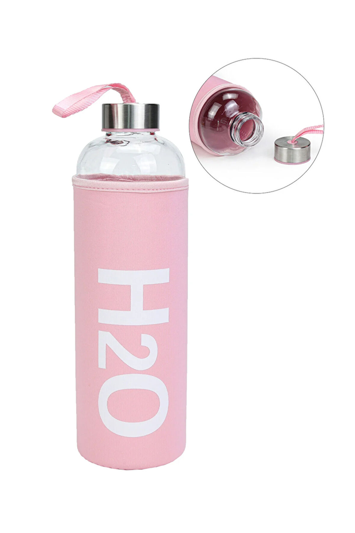 Bez Kılıflı 1000 ml Cam Matara