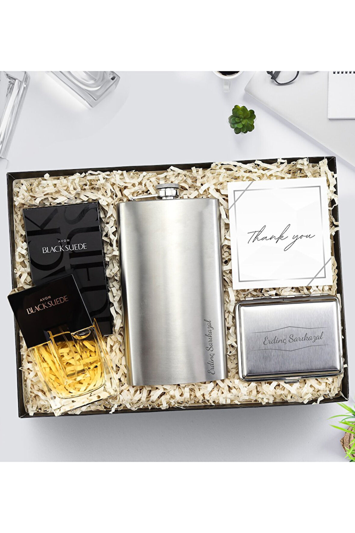 Kişiye Özel Çelik Cep Mataralı Hediye Seti