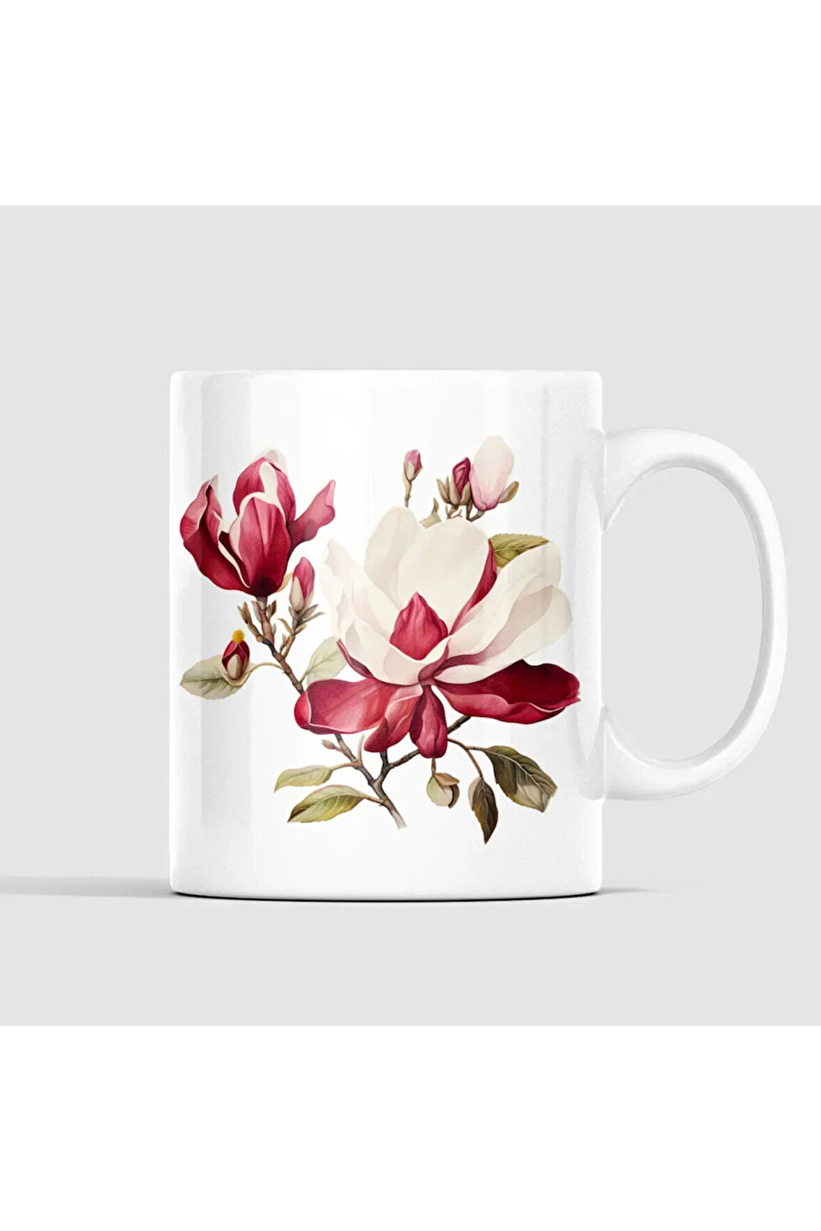 Çiçekli Kupa, Botanik Kahve Kupası, Kupa Baskı