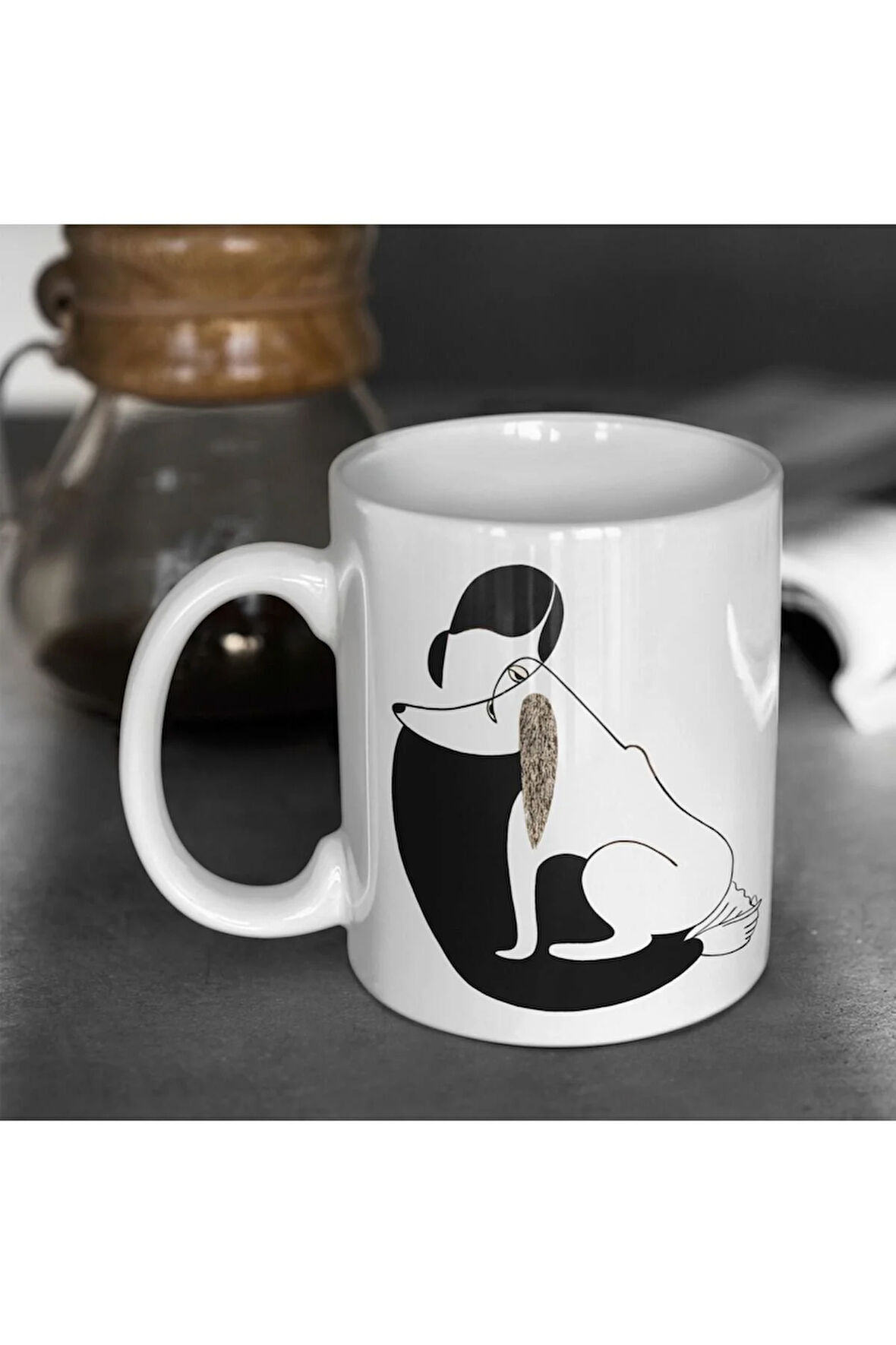 Köpek Aşkı Minimal Kupa