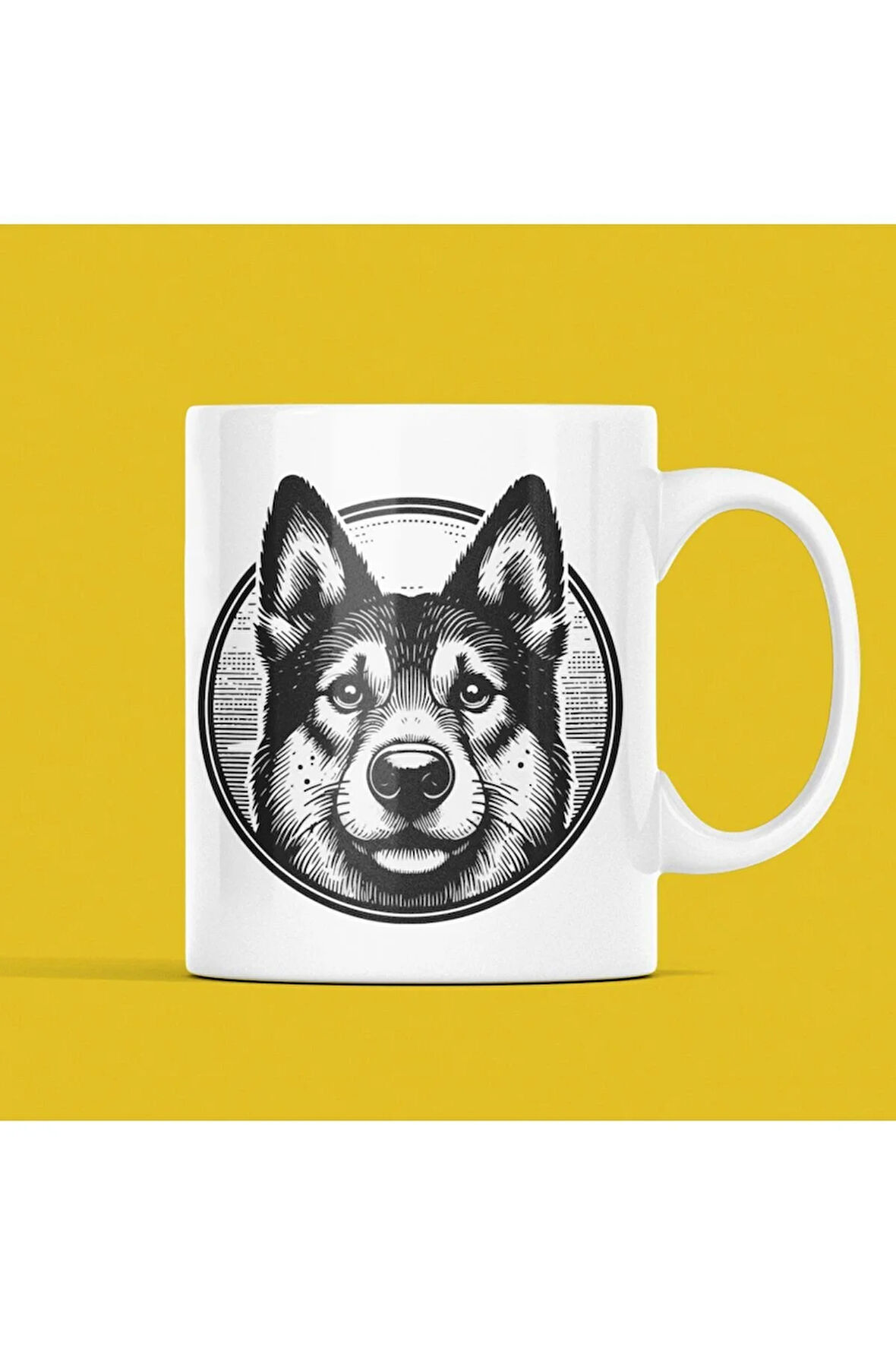 Sevimli Köpekli Kupa