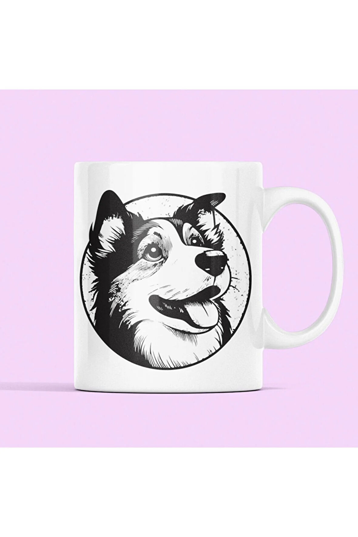 Sevimli Köpekli Kupa