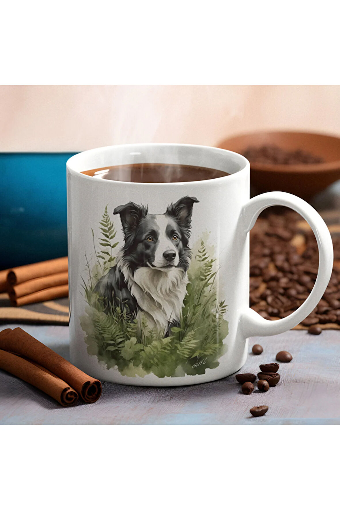 Border Collie Köpekli Kupa