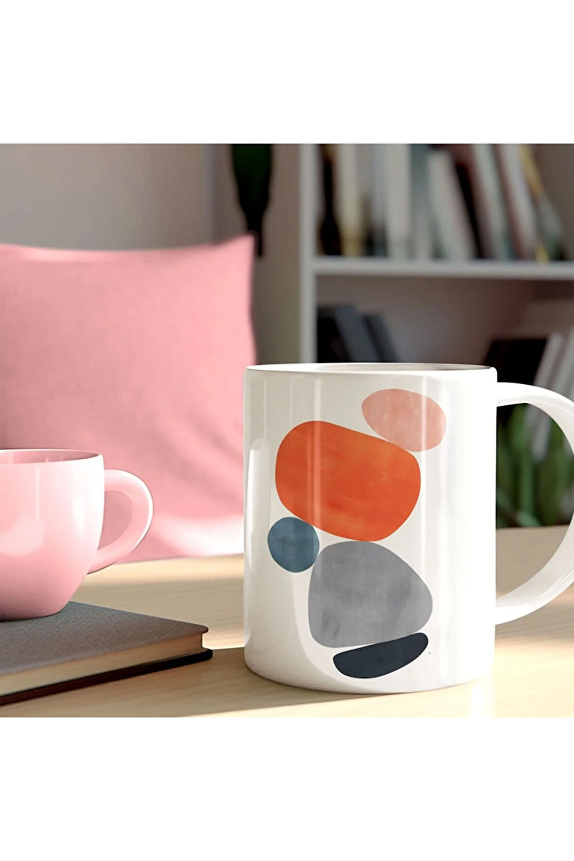 Modern Kupa, Minimal Desenli Kaliteli Kupa Baskı