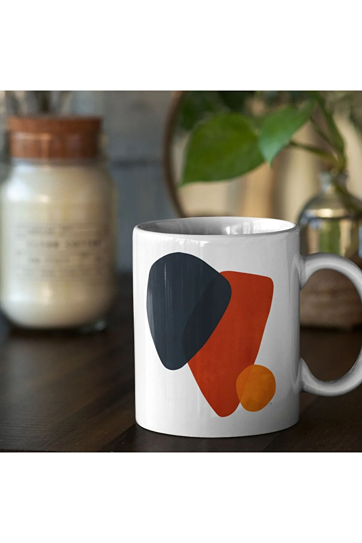 Modern Kupa, Modern Minimal Desenli Kupa, Kupa Baskı