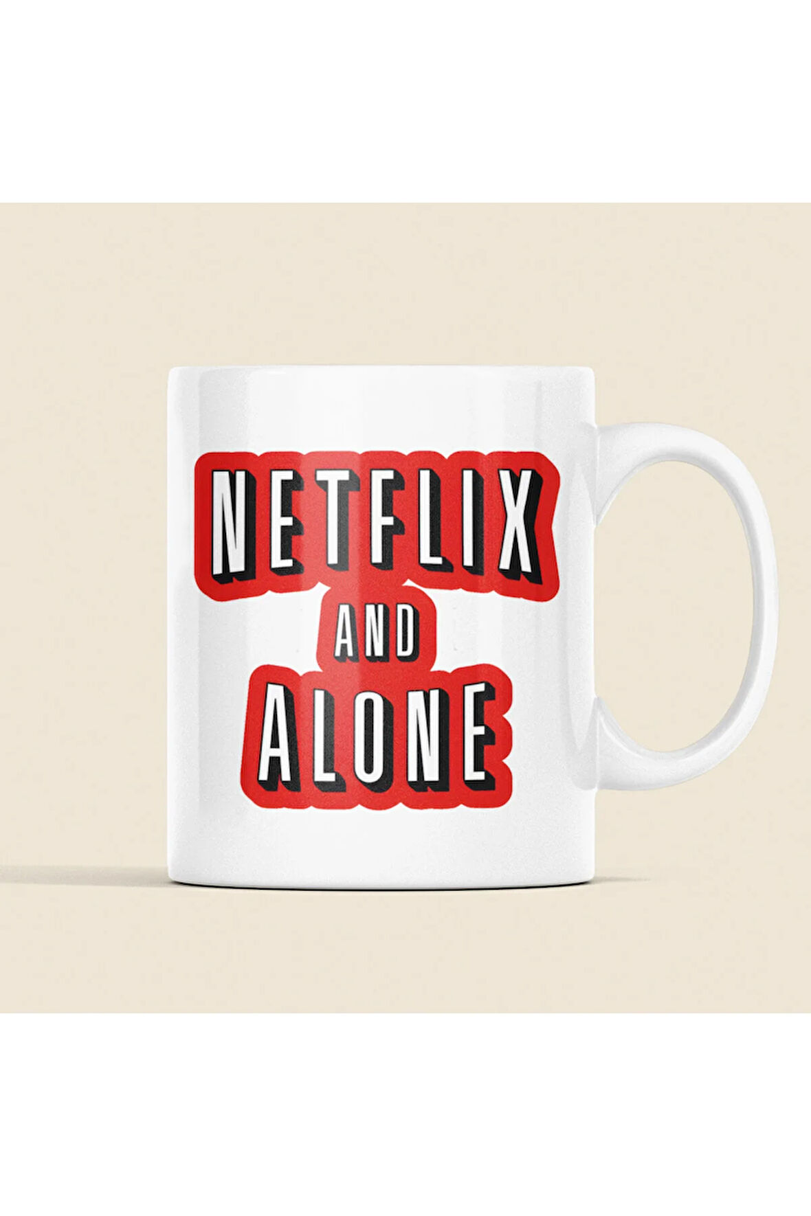 Netflix Kupa, Motivasyon Kupası, Moral Motivasyon, Kaliteli Kupa Baskı, Yazılı Kupa, Eğlenceli Kupa