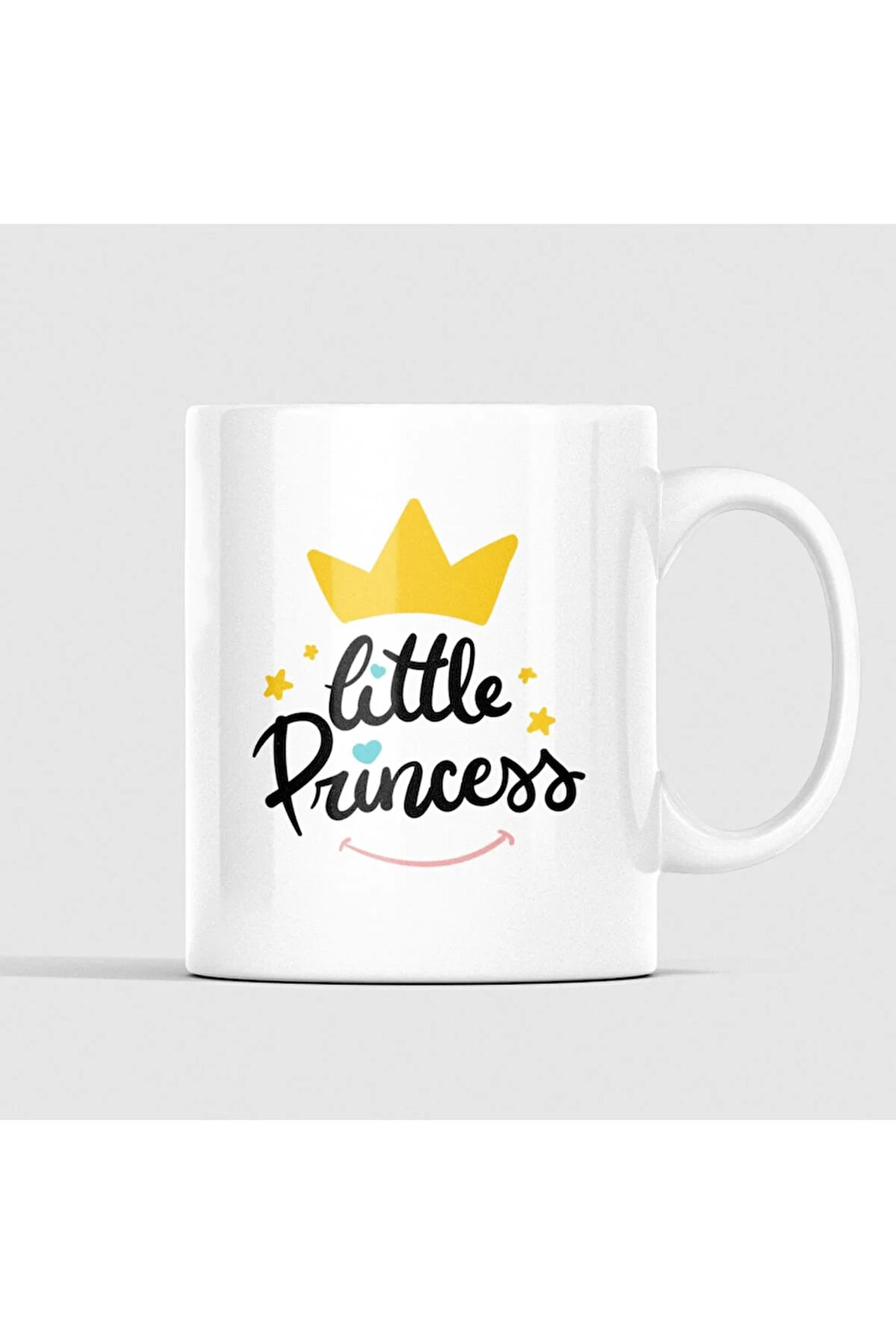 Küçük Prenses İçin Taçlı Kahve Kupası
