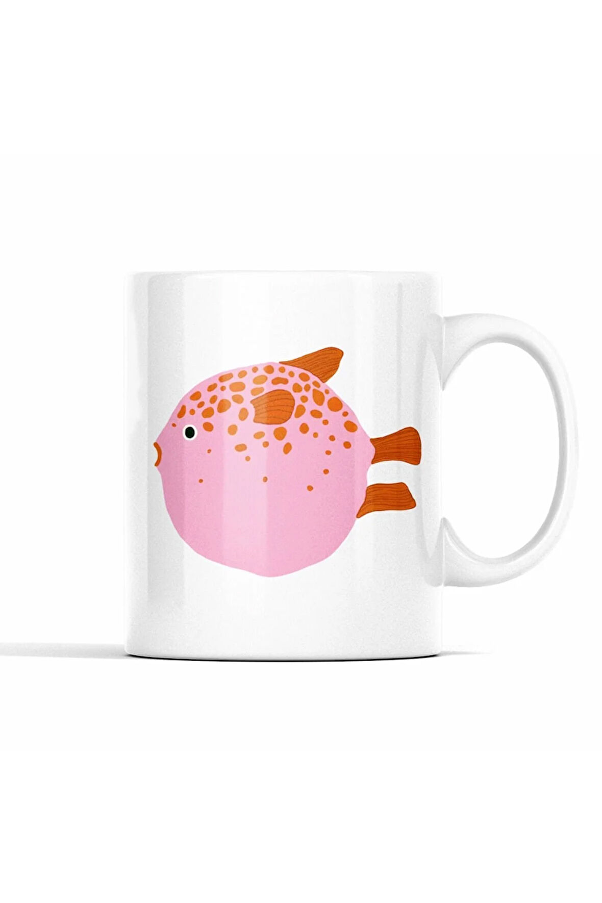 Modern Pembe Balıklı Kupa