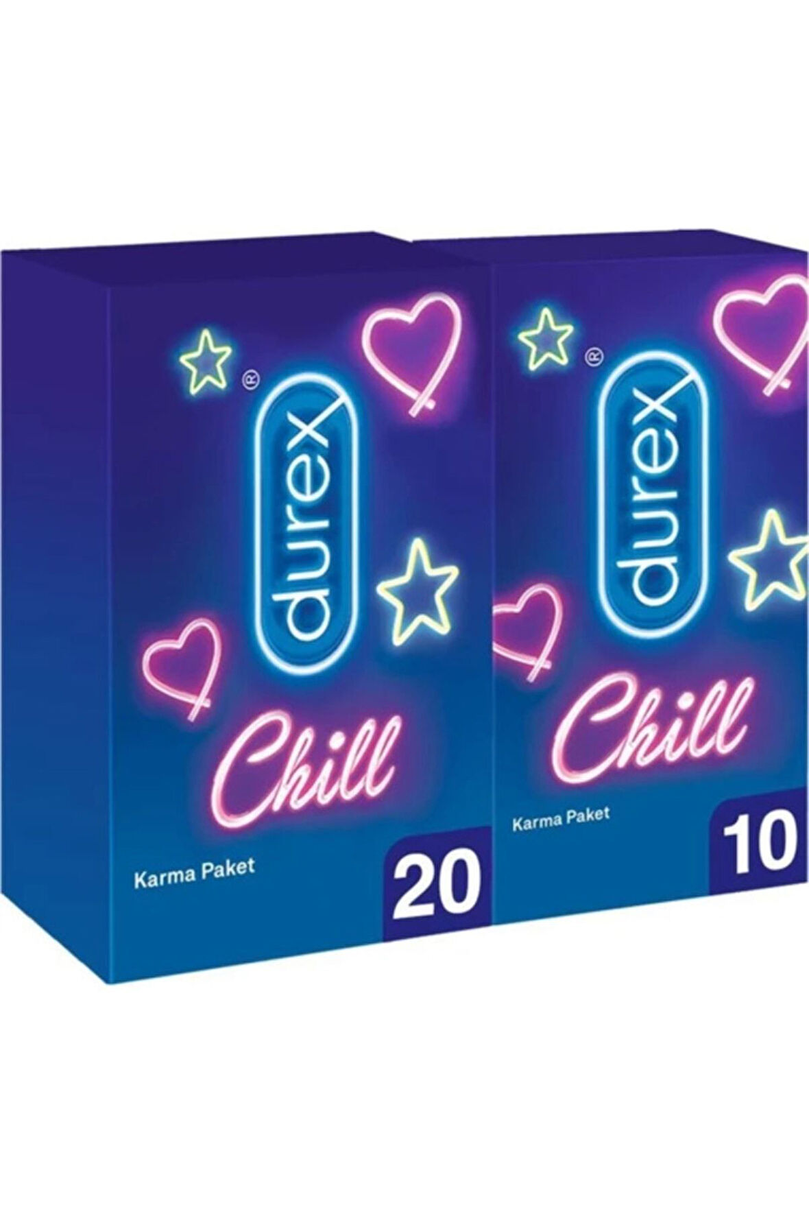 Extreme Prezervatif 20'li Avantaj Paketi + Chill Karma Prezervatif 10'lu