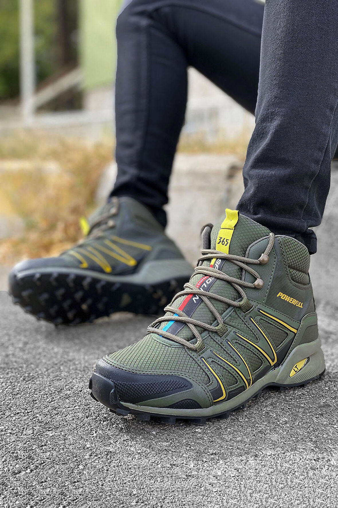 Çizgili Outdoor Trekking Erkek Bot