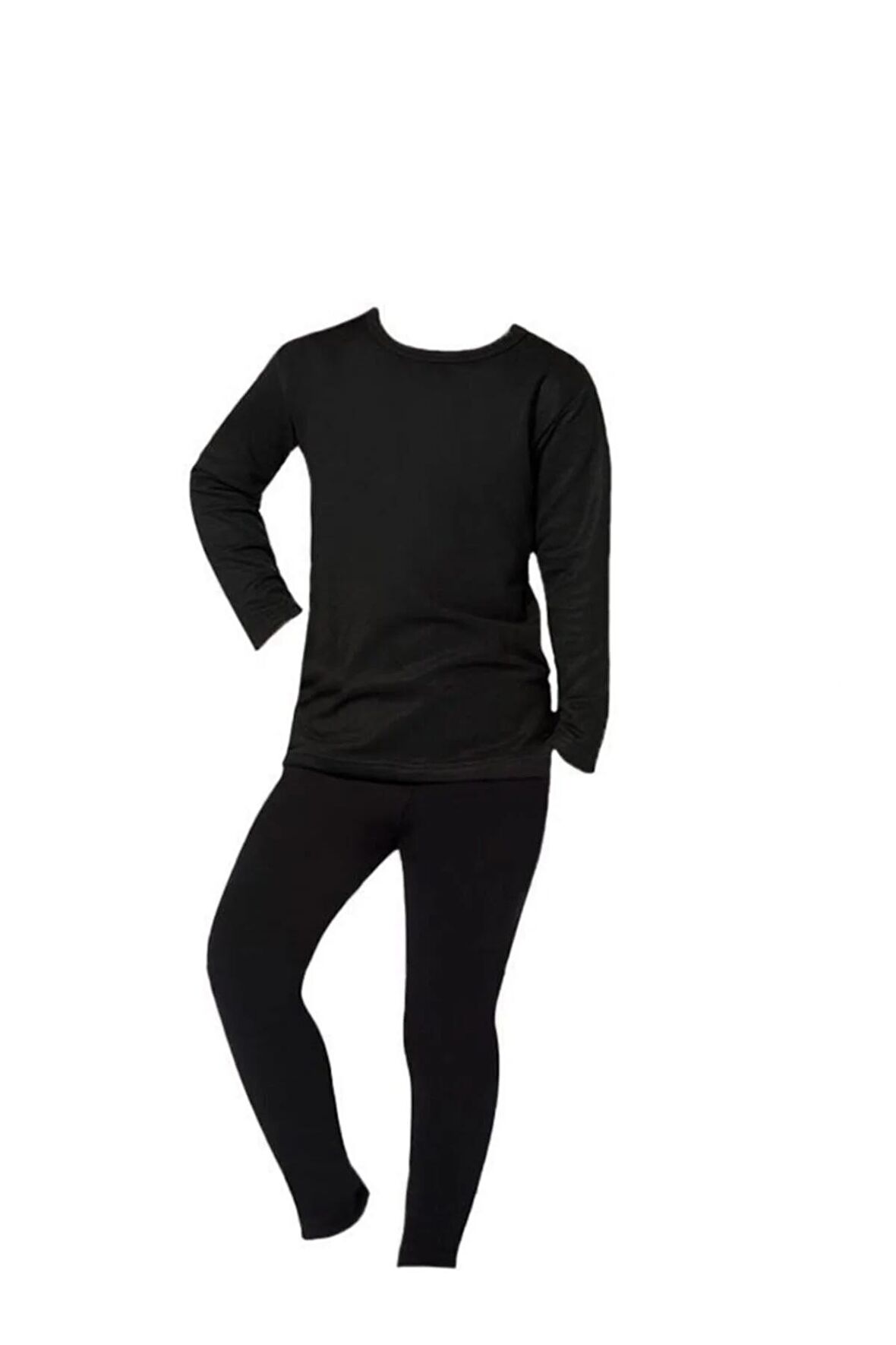 Erkek Çocuk Siyah Termal Takım