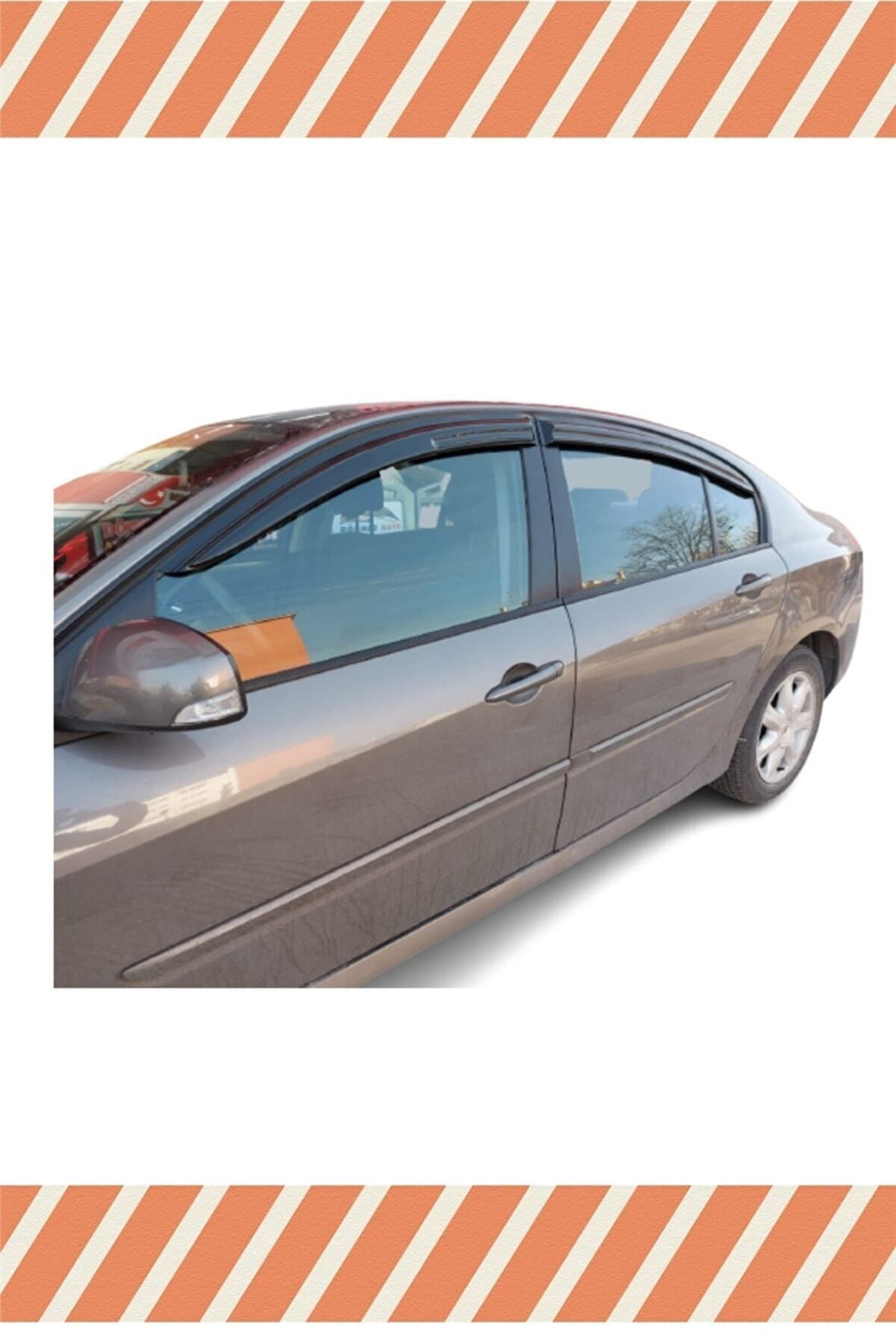 Renault Laguna3 2008-2012 4'lü Mügen Tip Cam Rüzgarlığı